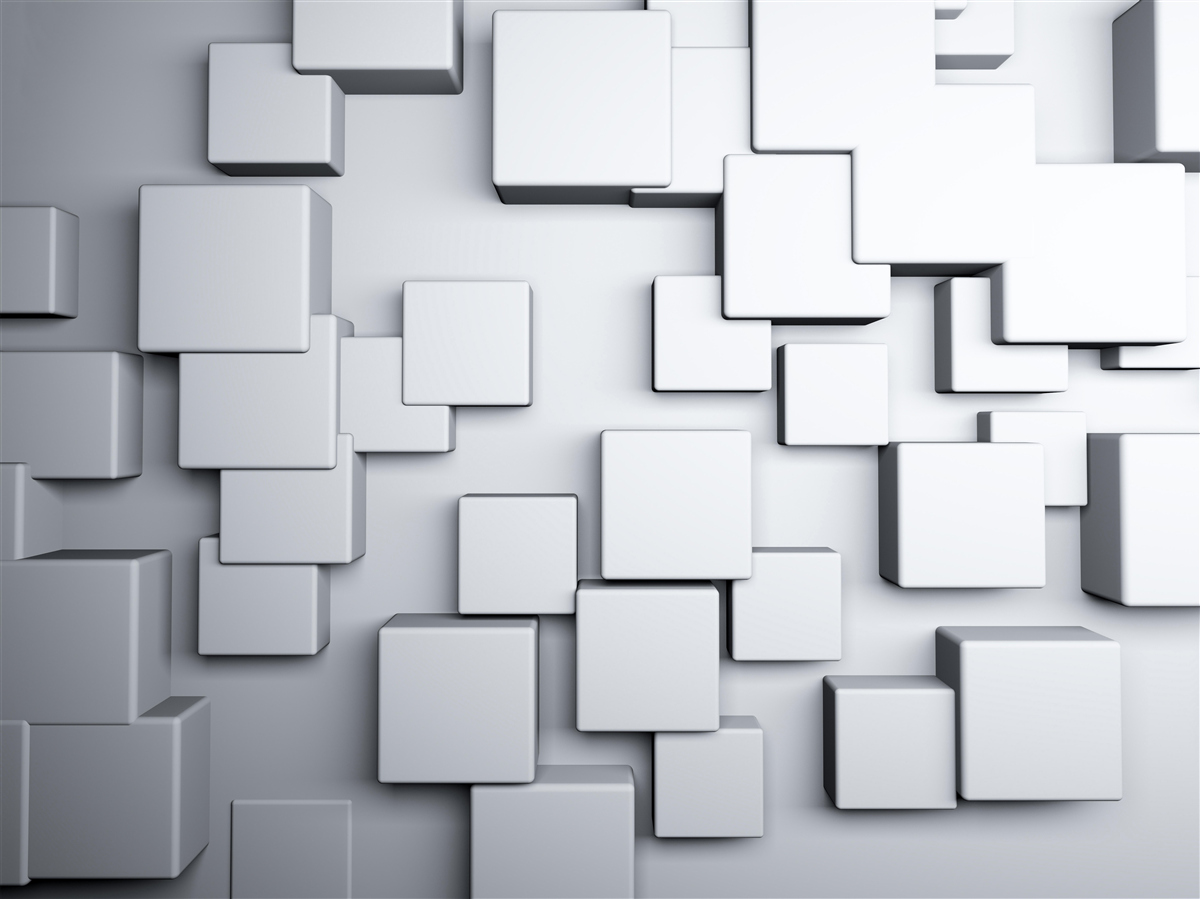 Fotobehang grote grijze rechthoekige vormen