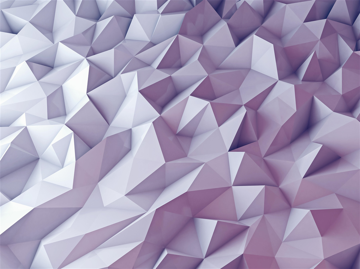 Fotobehang verloopabstracties in de vorm van driehoeken