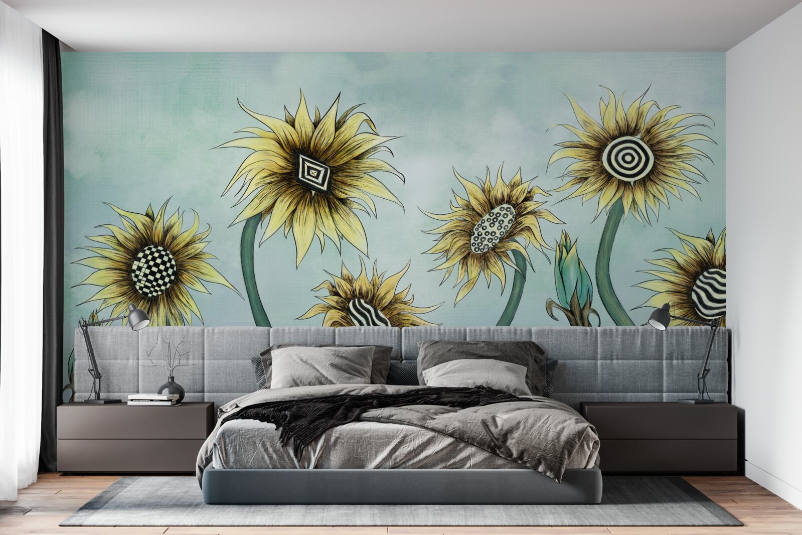 Fotobehang verbazingwekkende gouden knoppen