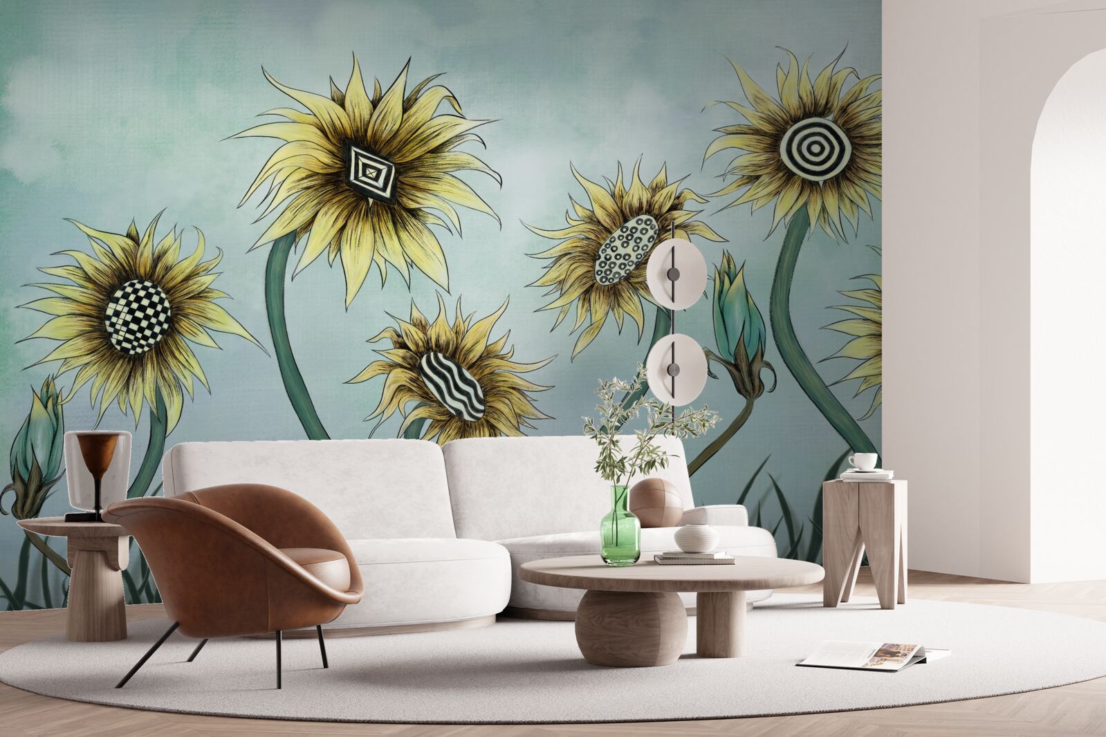 Fotobehang verbazingwekkende gouden knoppen