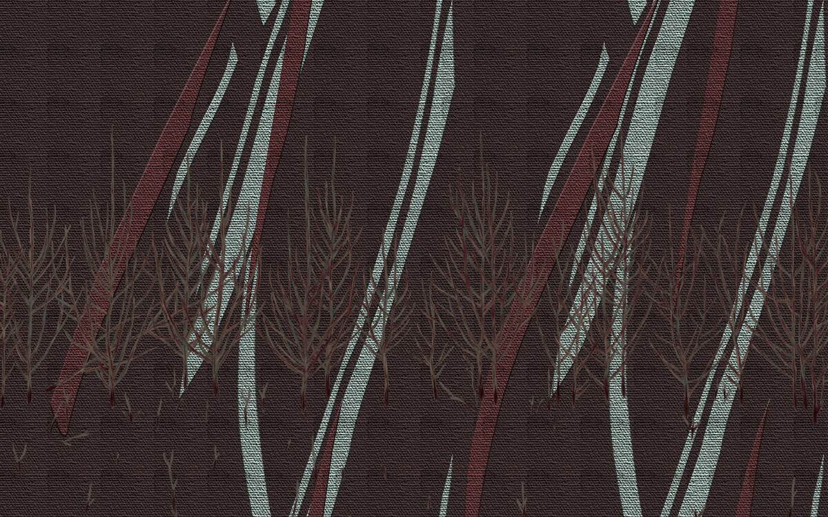 Fotobehang hevige regen