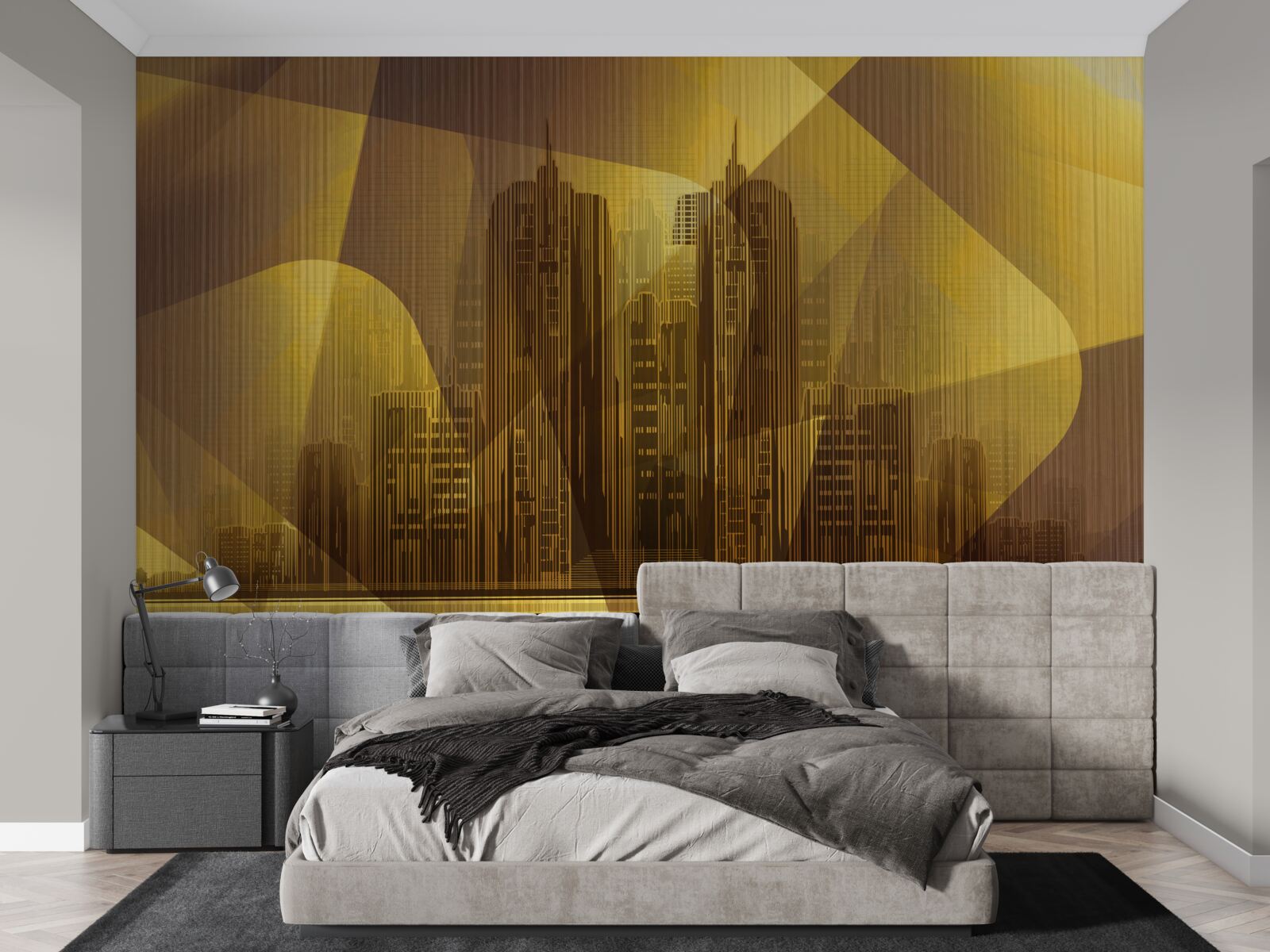 Fotobehang een briljant beeld van reuzensteden