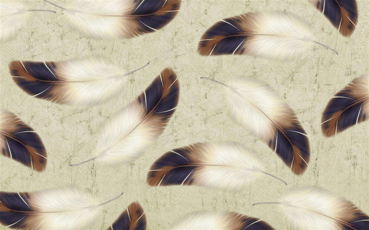 Fotobehang prachtige verenachtergrond