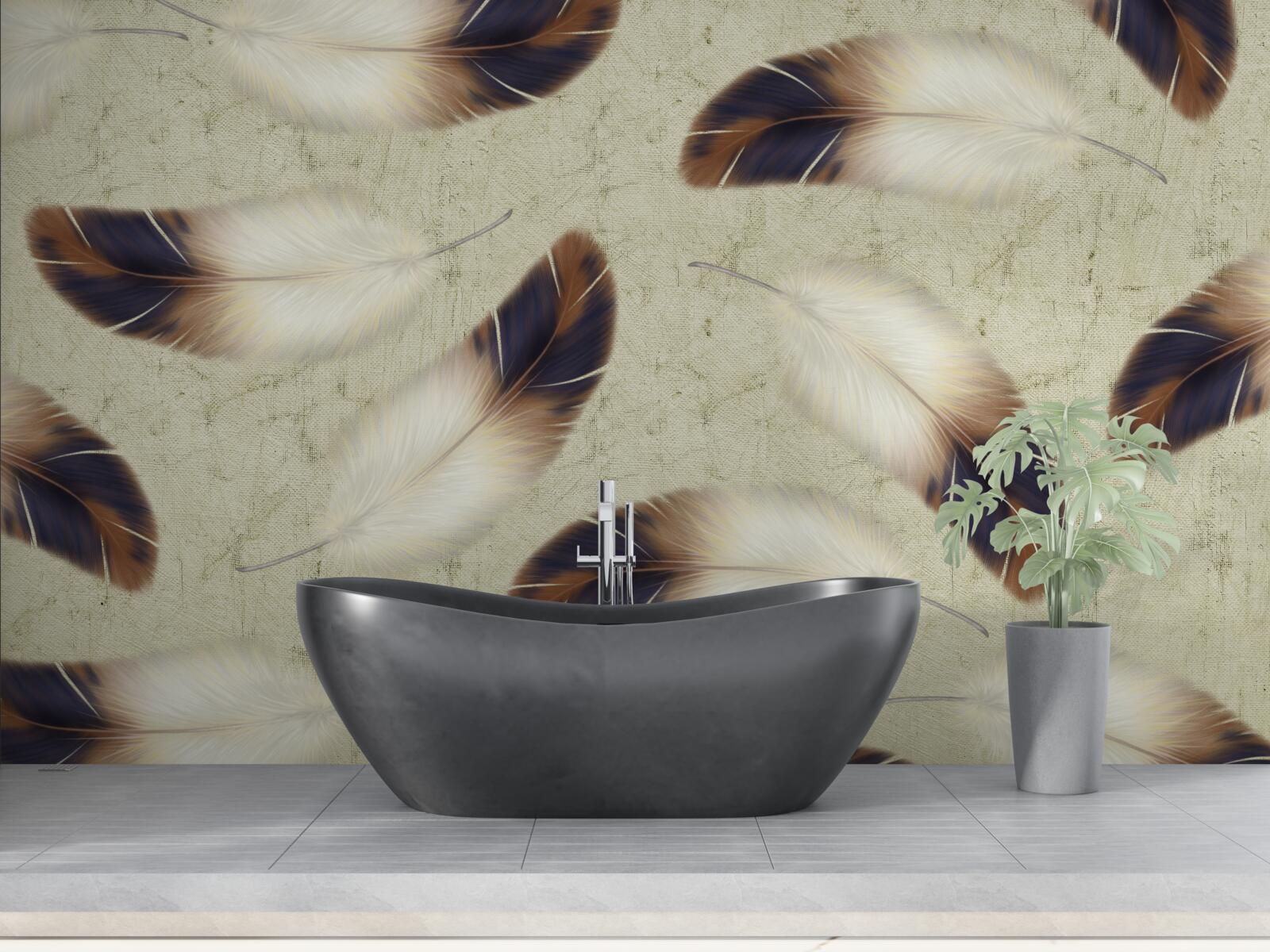 Fotobehang prachtige verenachtergrond