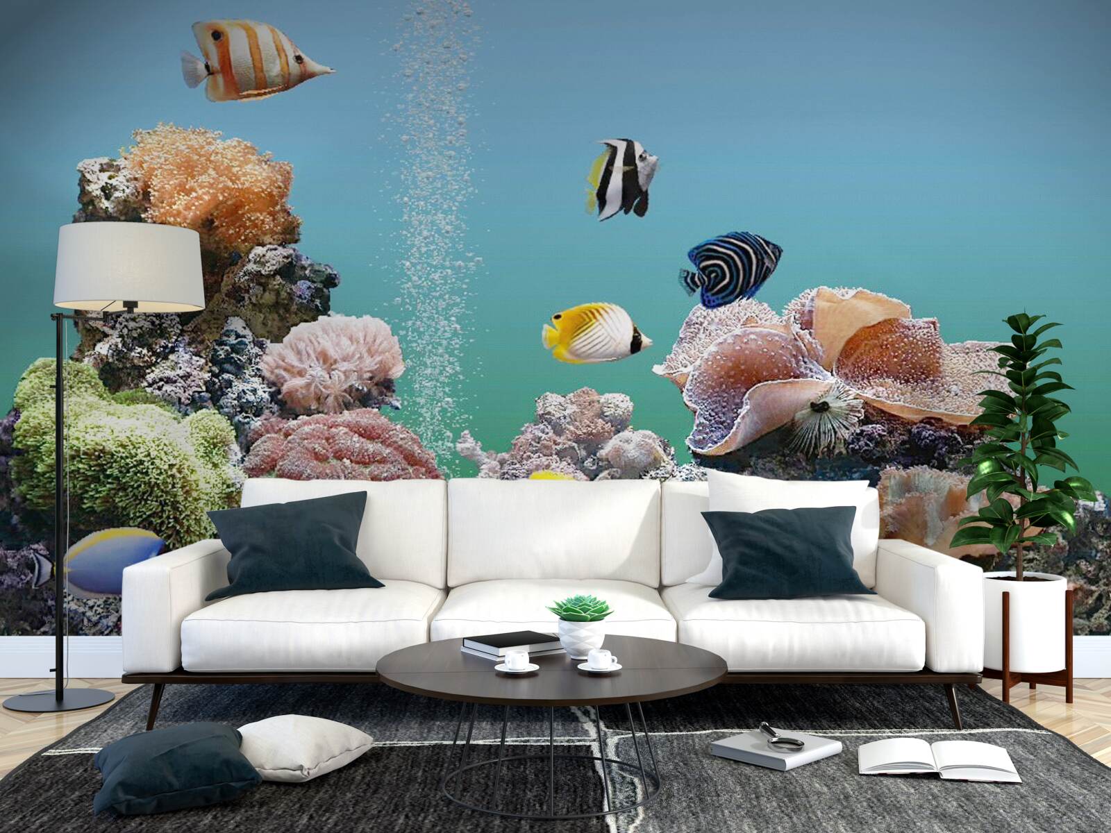 Fotobehang de schoonheid van koraalbarrières