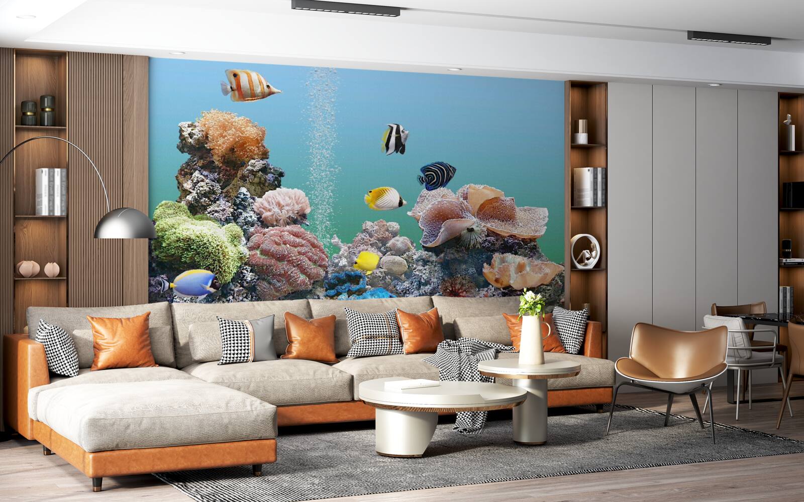 Fotobehang de schoonheid van koraalbarrières