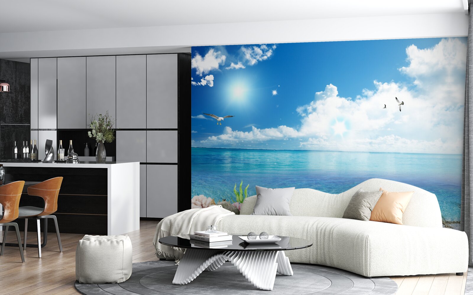 Fotobehang kalme zeebries