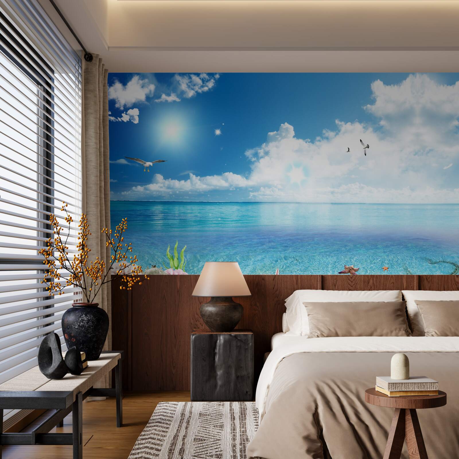 Fotobehang kalme zeebries