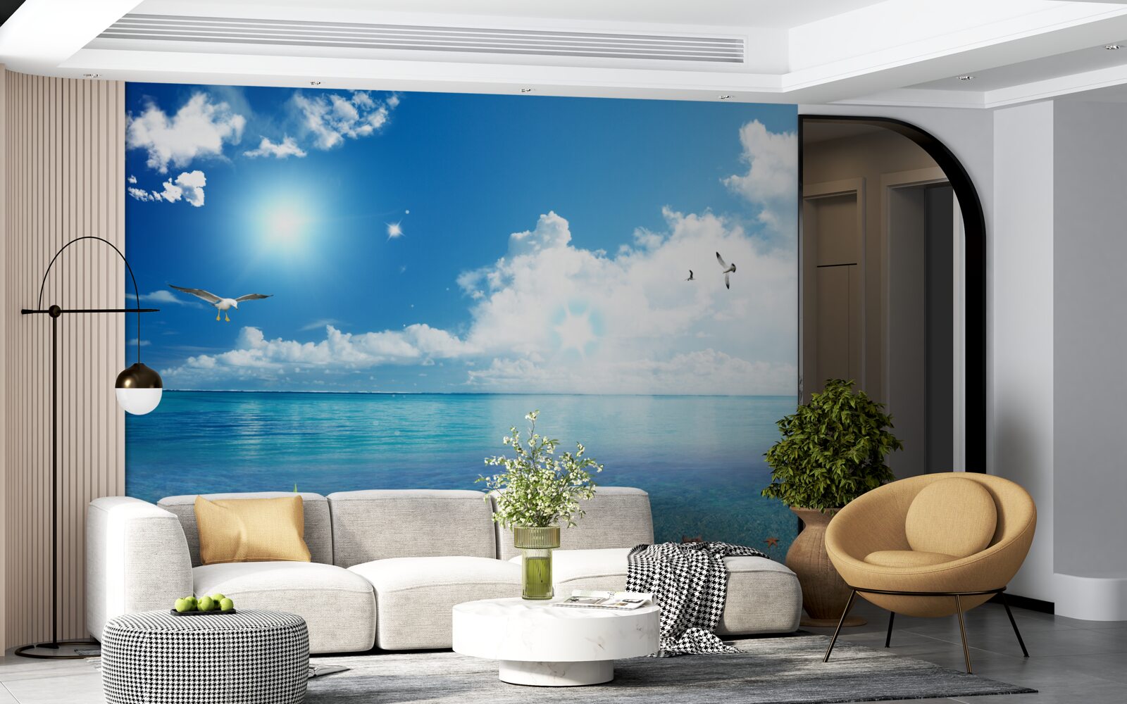 Fotobehang kalme zeebries