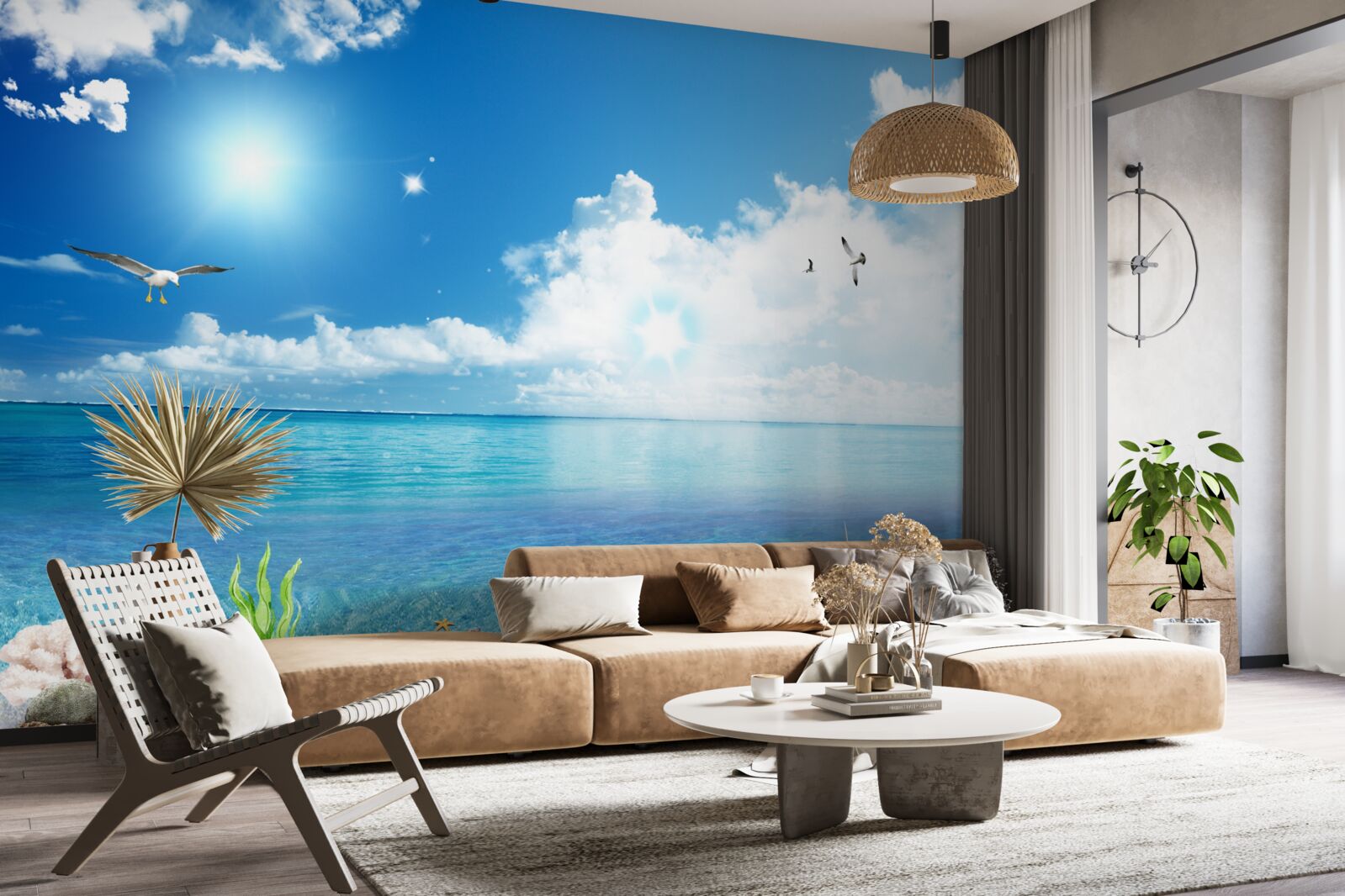 Fotobehang kalme zeebries