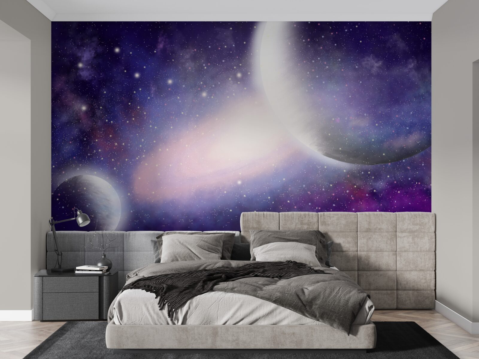 Fotobehang de hemel glanst van schoonheid