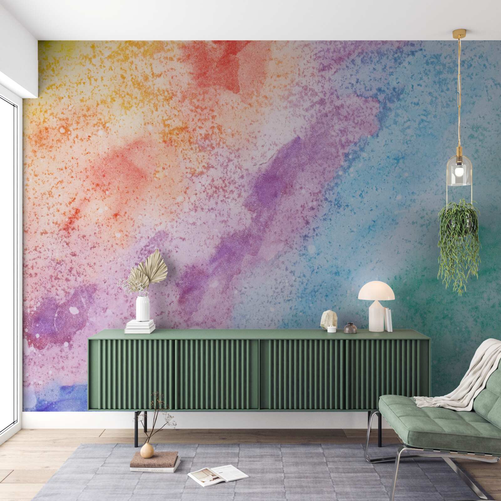 Fotobehang zand in felle kleuren