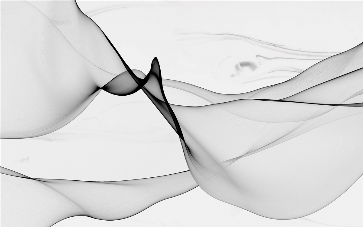 Fotobehang het concept van witte en zwarte rook