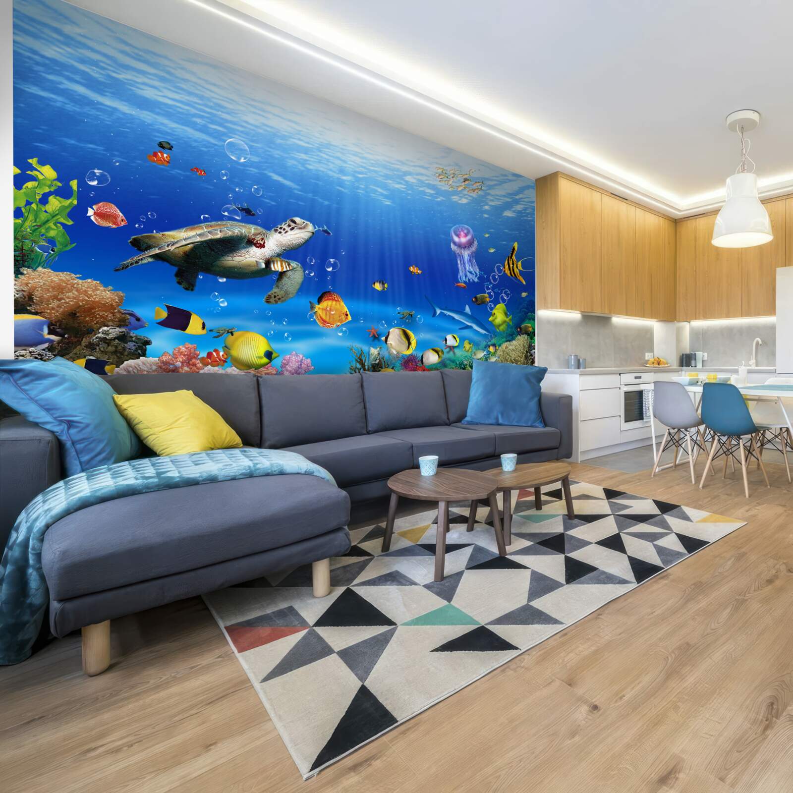 Fotobehang de grootsheid van het onderwater koninkrijk