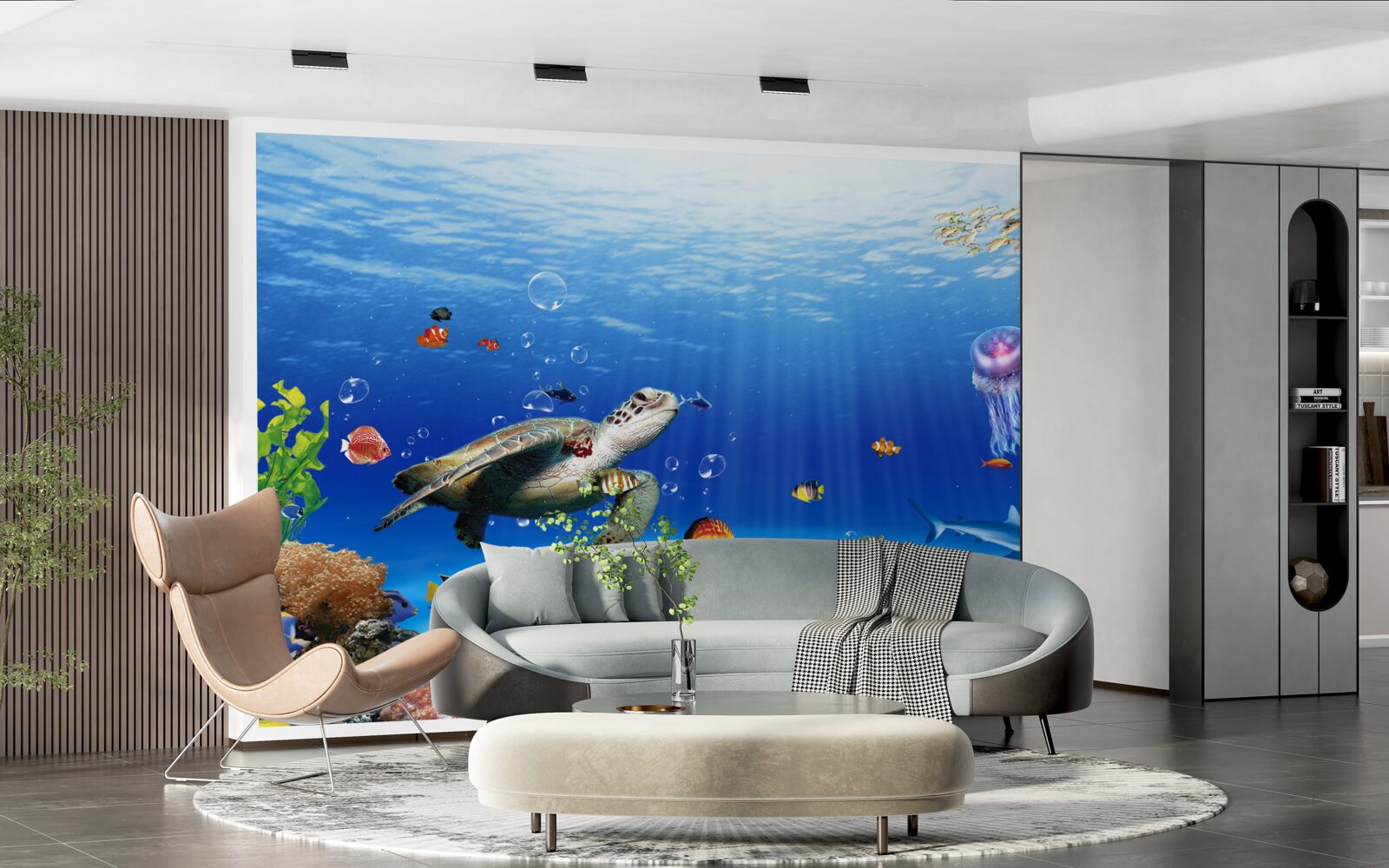 Fotobehang de grootsheid van het onderwater koninkrijk