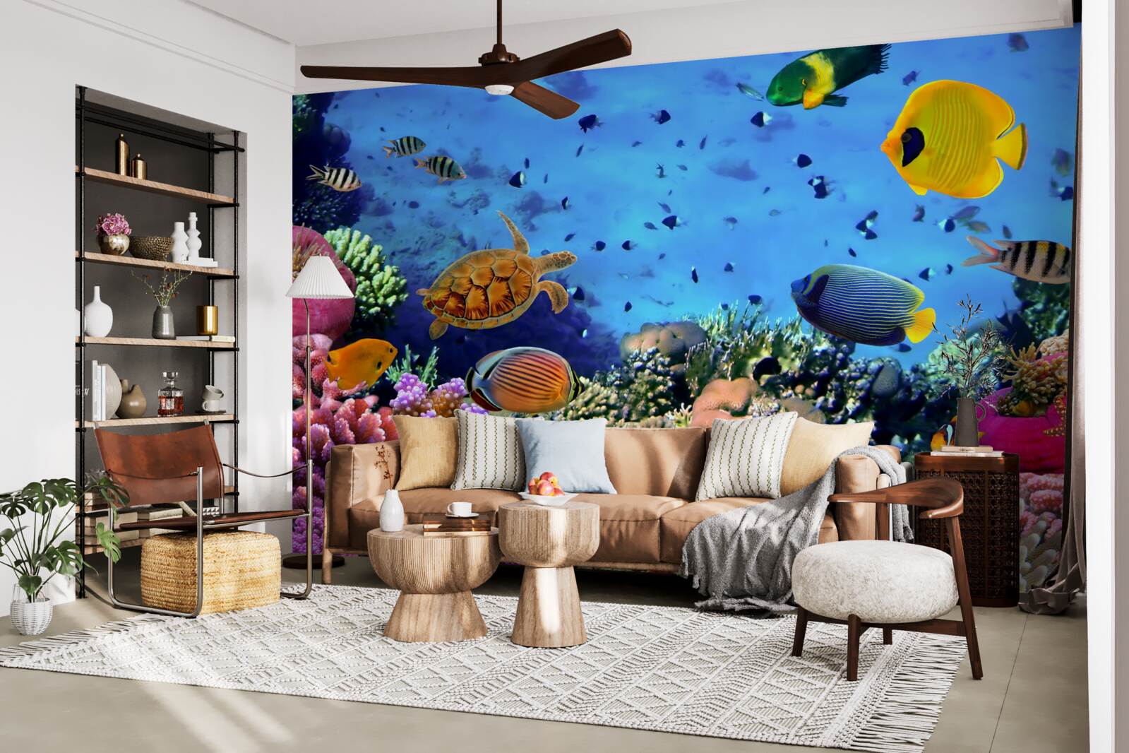 Fotobehang De diepzee zit vol onderwaterleven