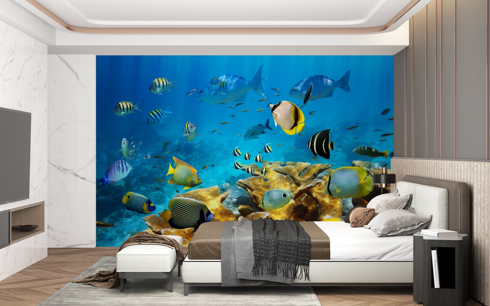 Fotobehang schattige zeedieren