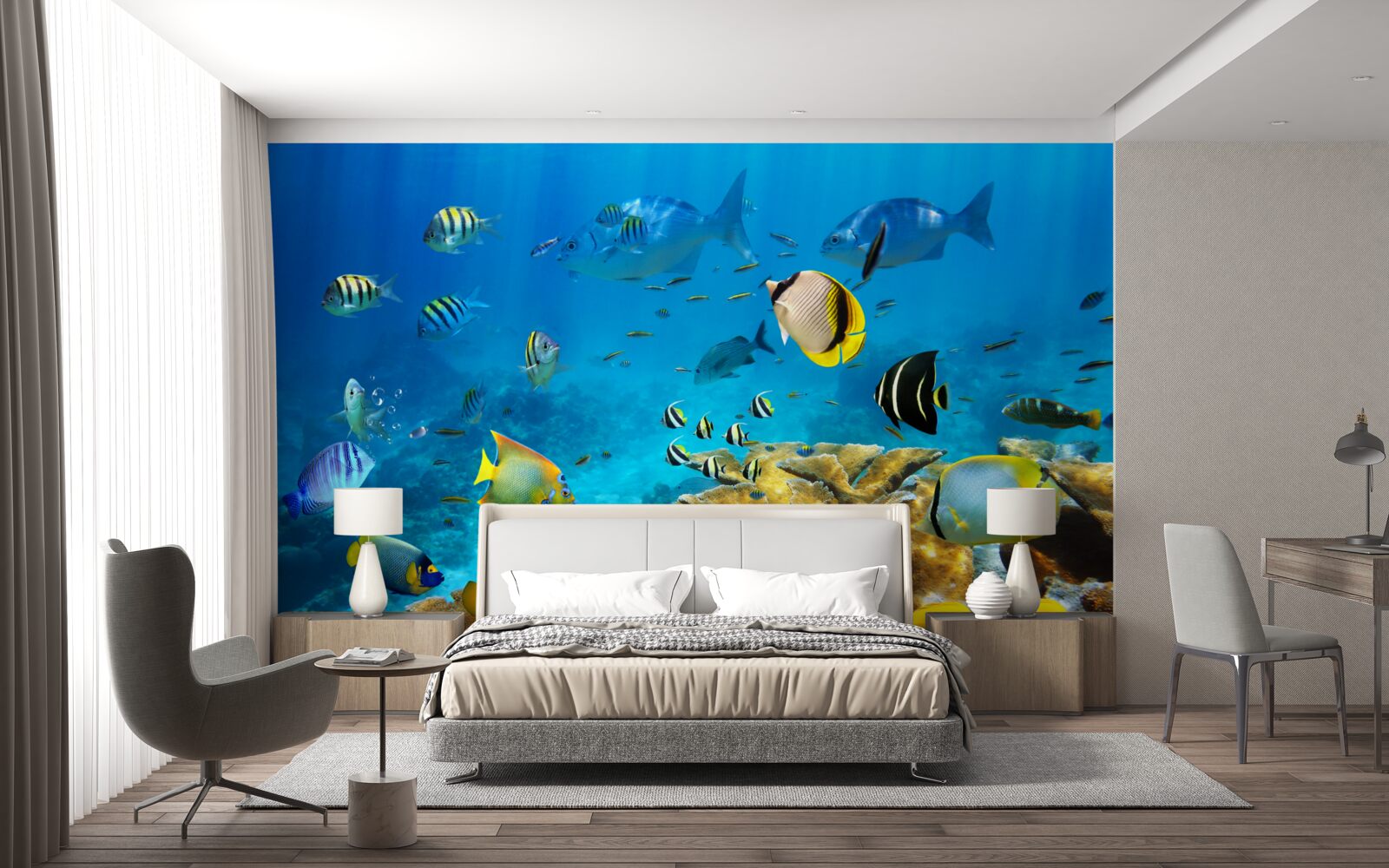 Fotobehang schattige zeedieren