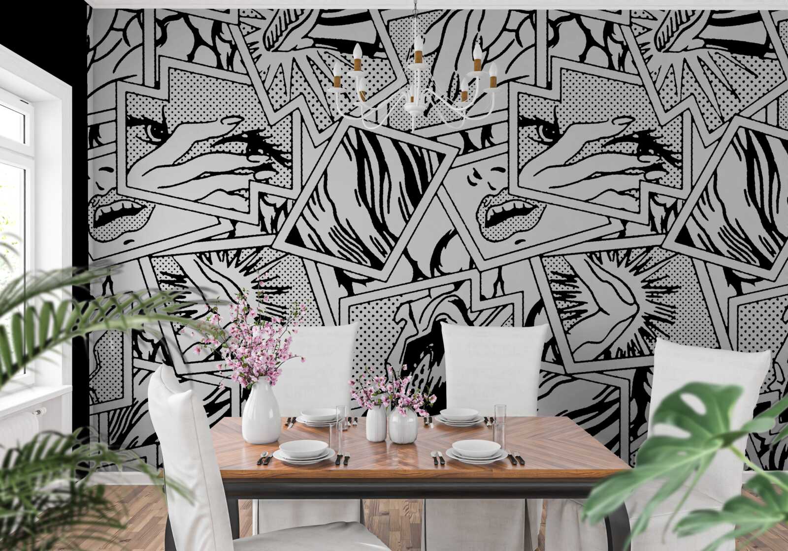 Fotobehang strippagina