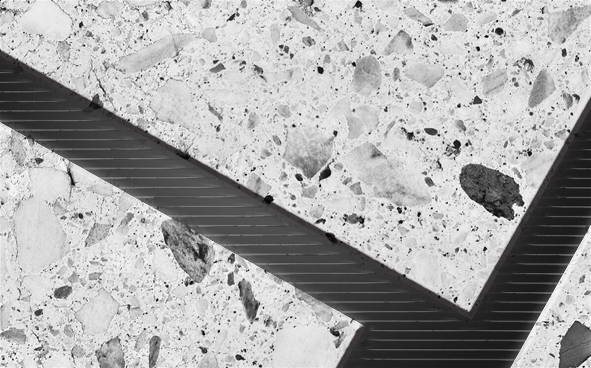 Fotobehang marmeren textuur met zwarte vlekken