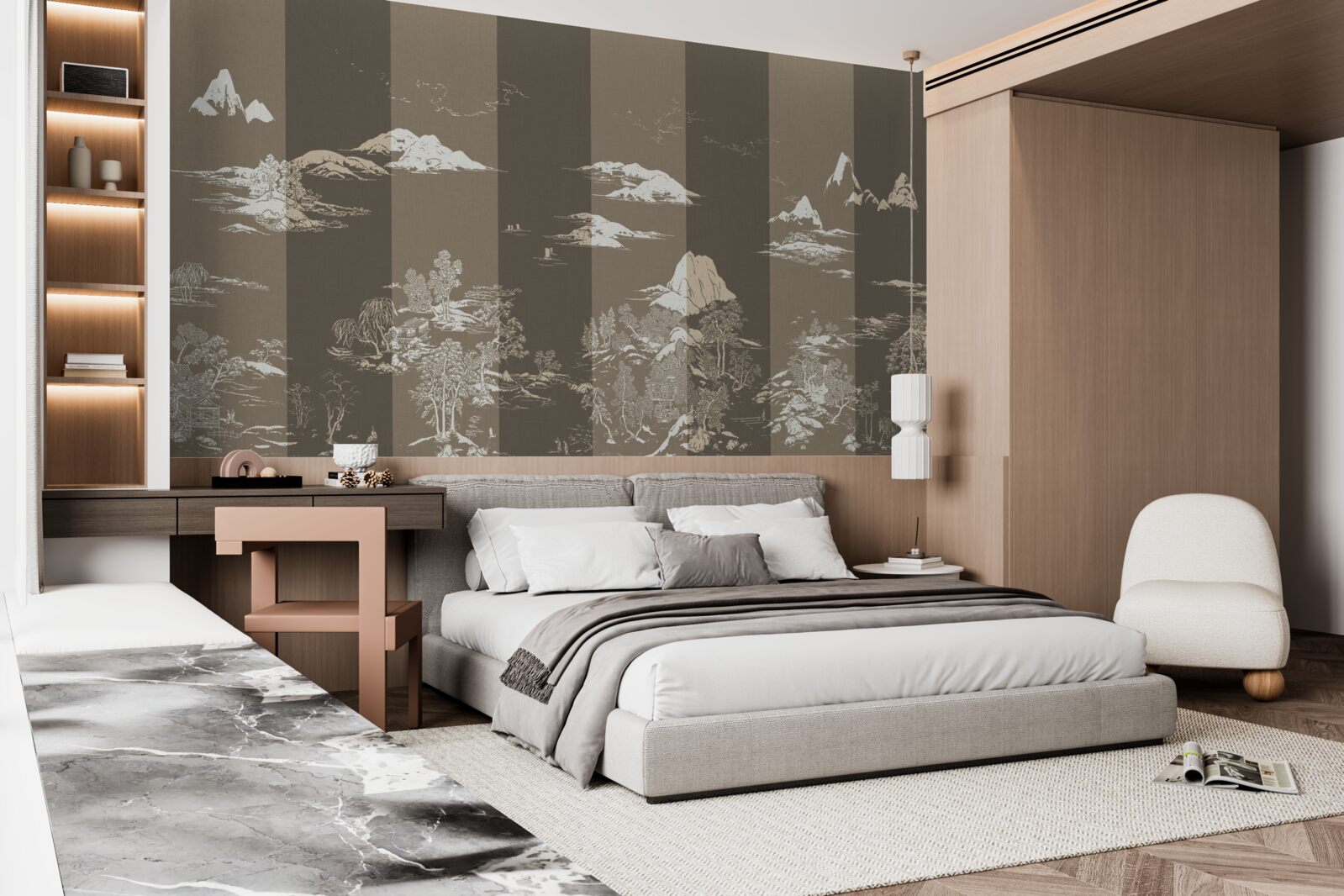 Fotobehang Tuinen in Japanse stijl en berglandschappen