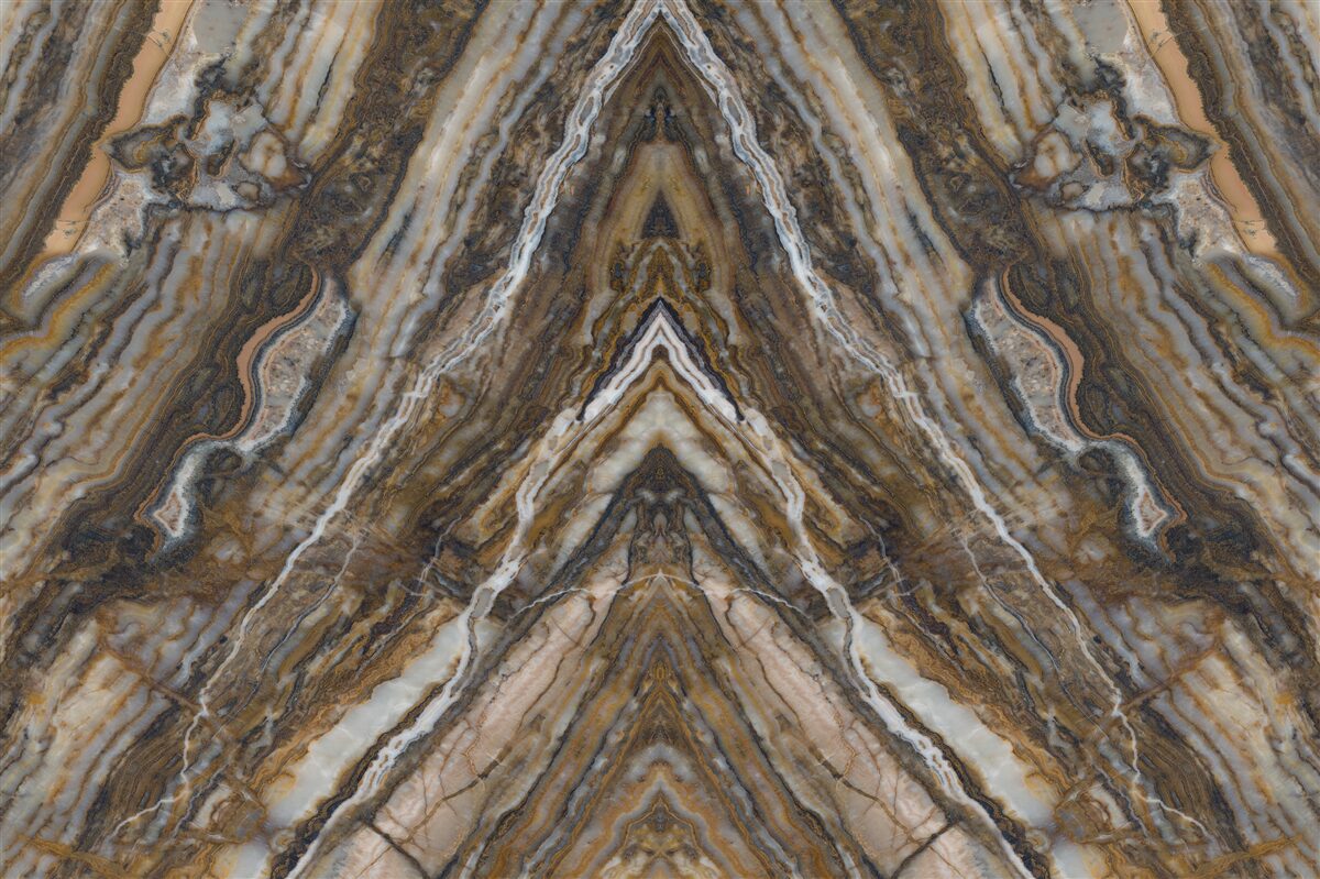 Fotobehang oude boom op marmeren achtergrond