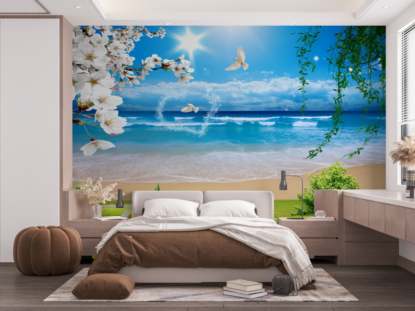 Fotobehang groene alpenweiden