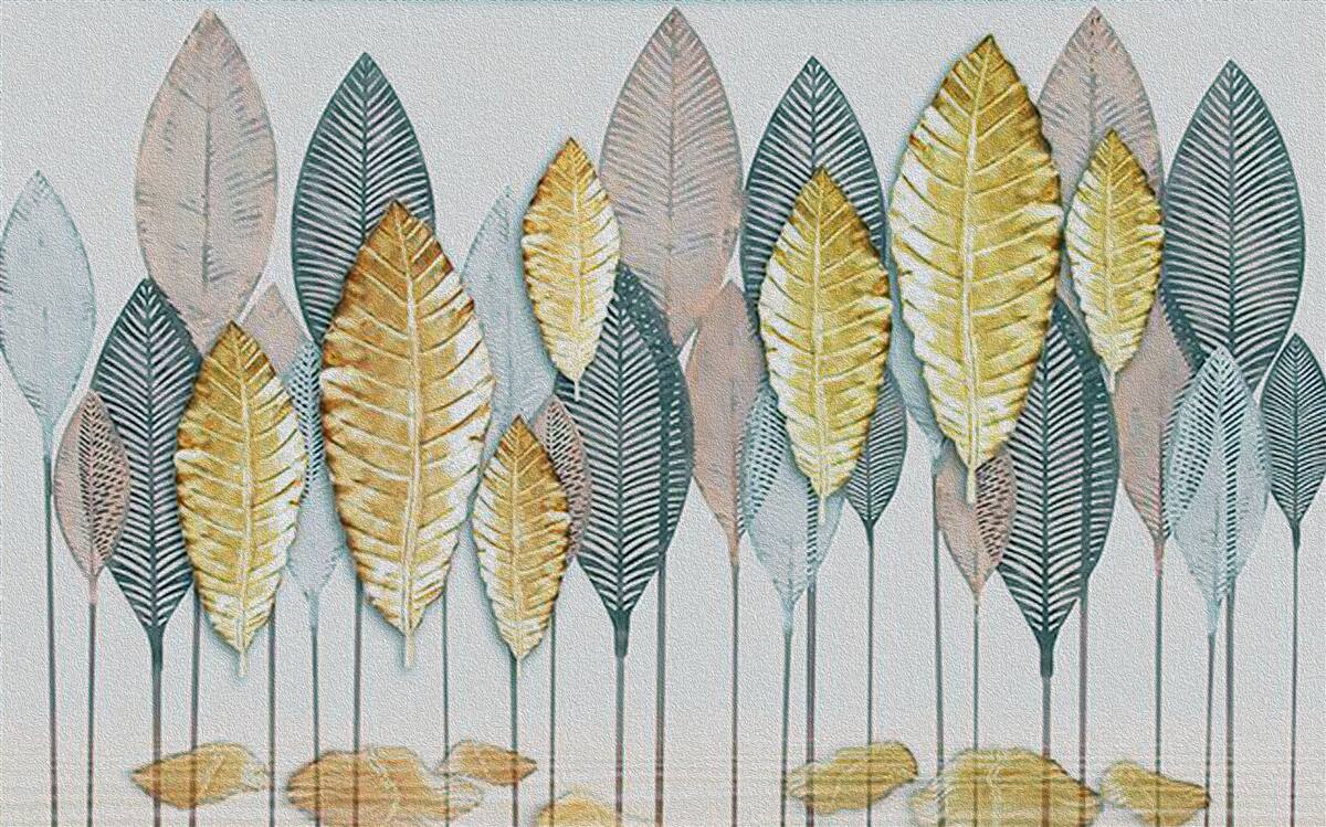 Fotobehang onwerkelijk herfstbos