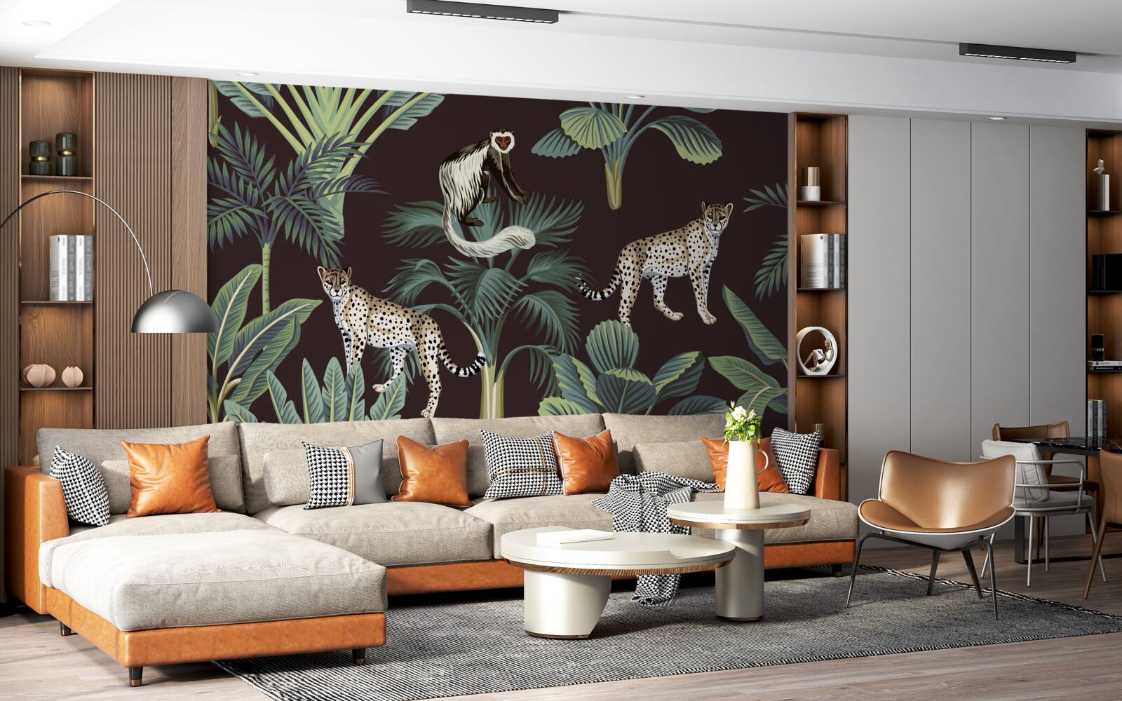 Fotobehang permanente bewoners van tropische bossen