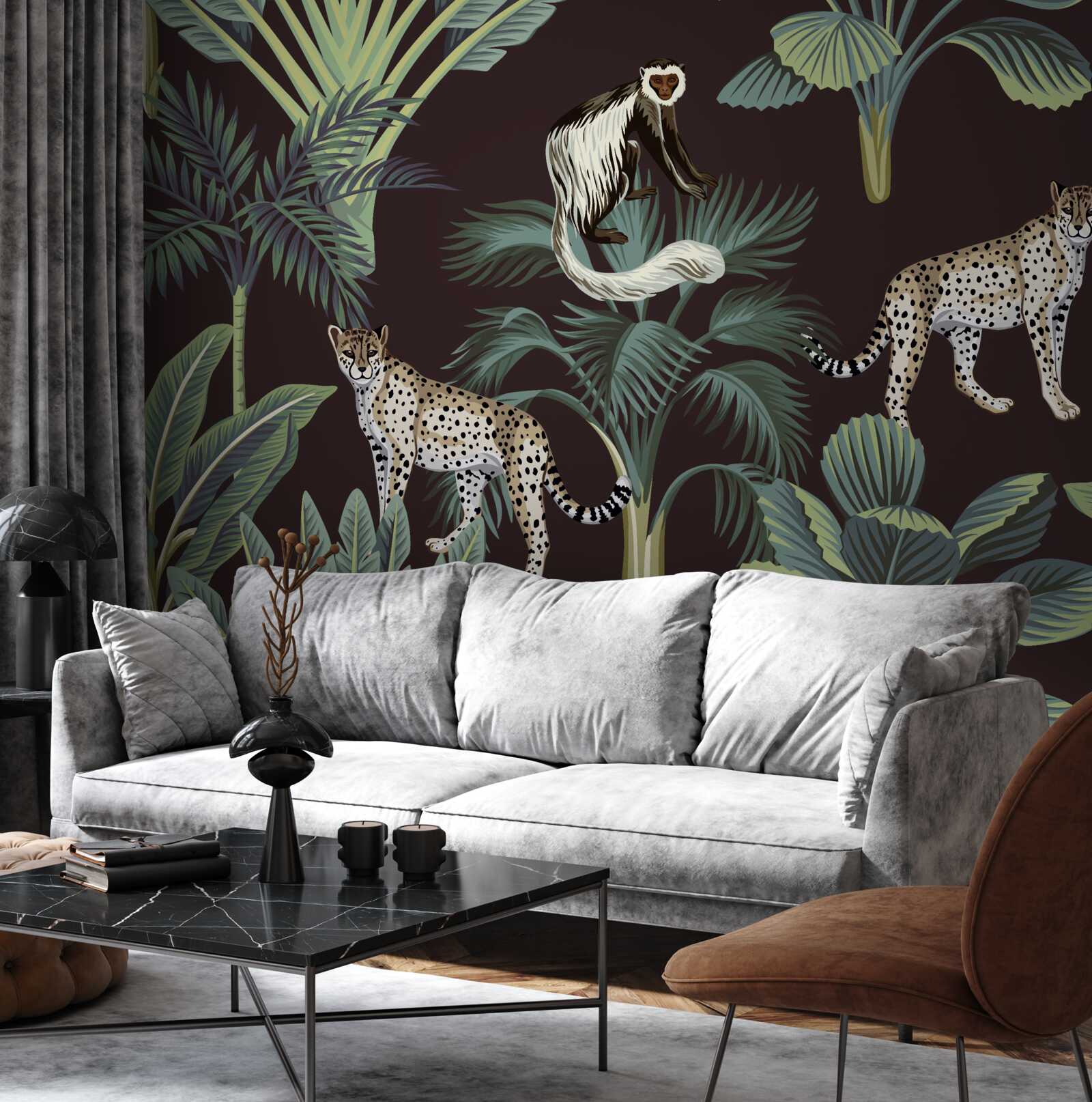 Fotobehang permanente bewoners van tropische bossen