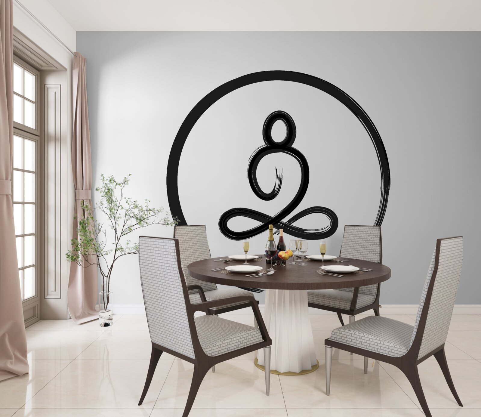 Fotobehang Boeddha in staat van zen