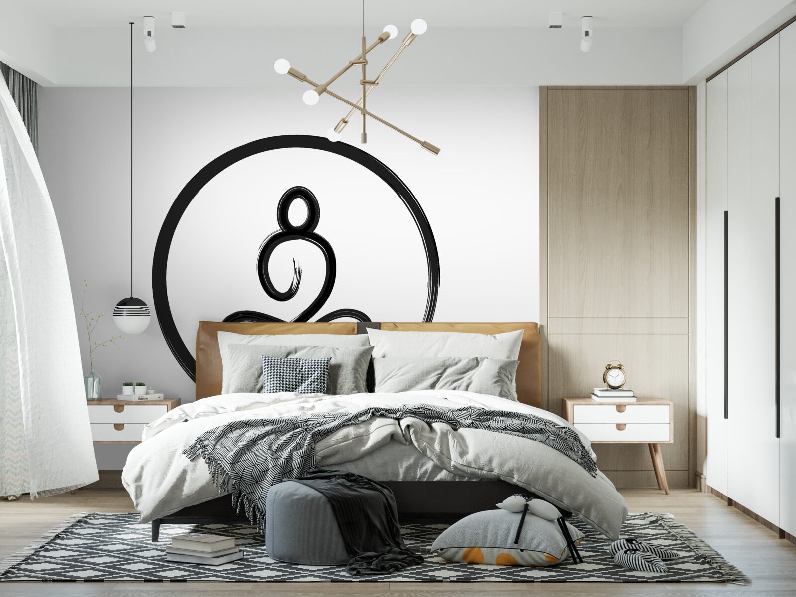 Fotobehang Boeddha in staat van zen