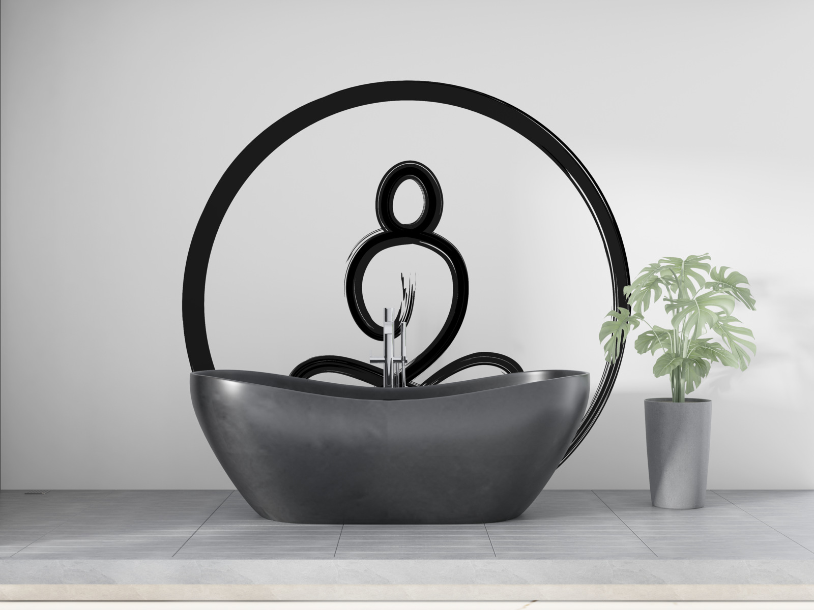 Fotobehang Boeddha in staat van zen