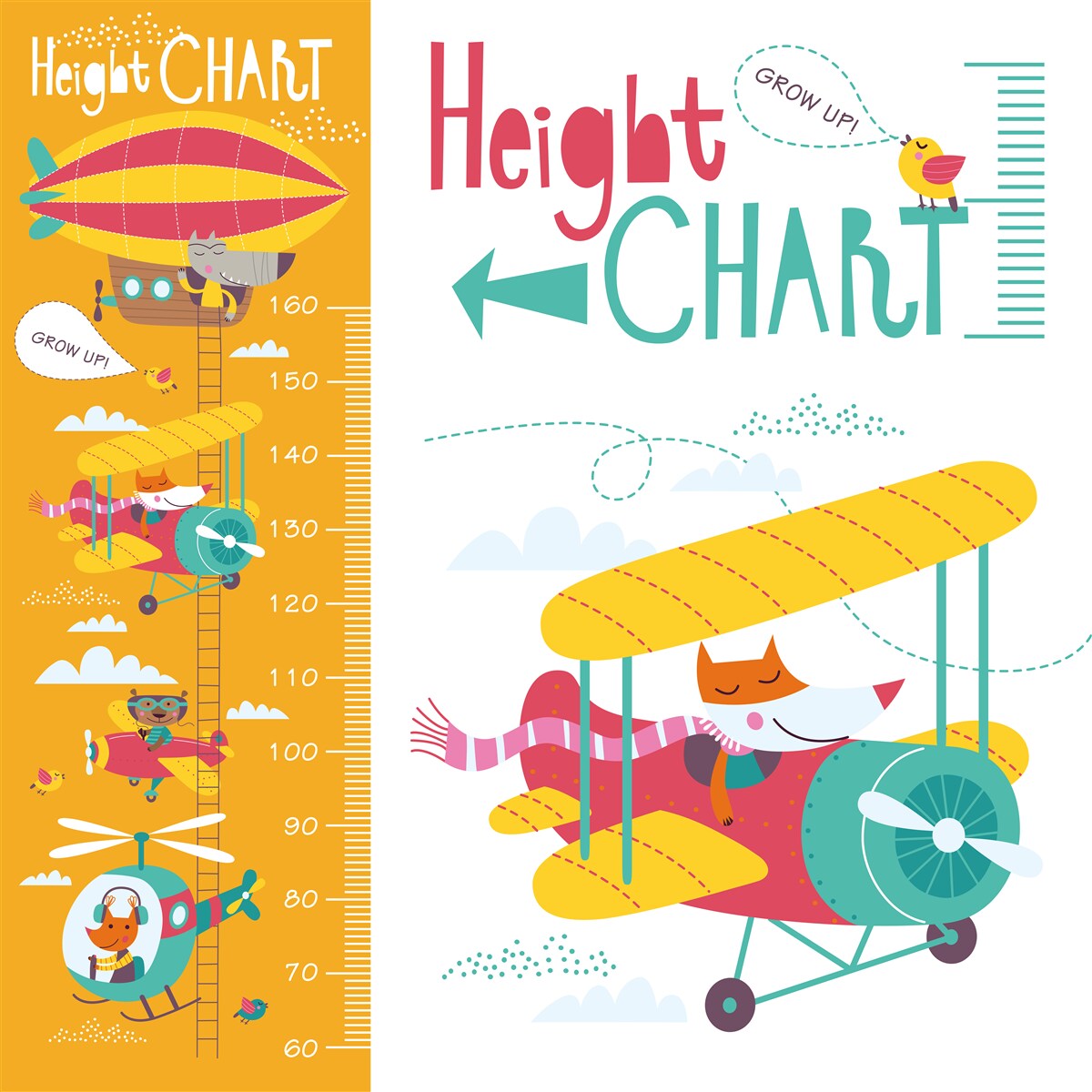 Fotobehang vervoer van dieren door de lucht