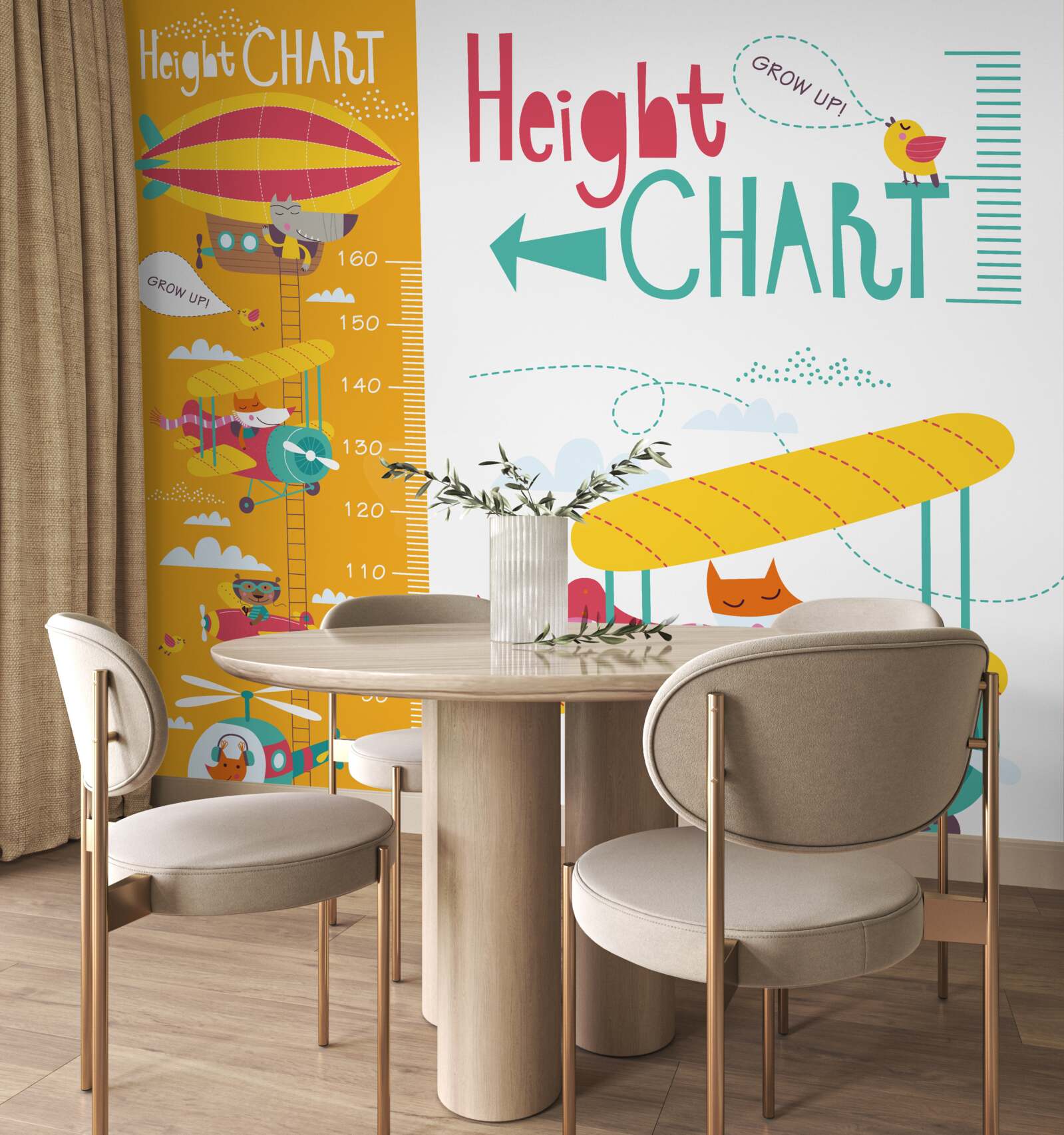 Fotobehang vervoer van dieren door de lucht