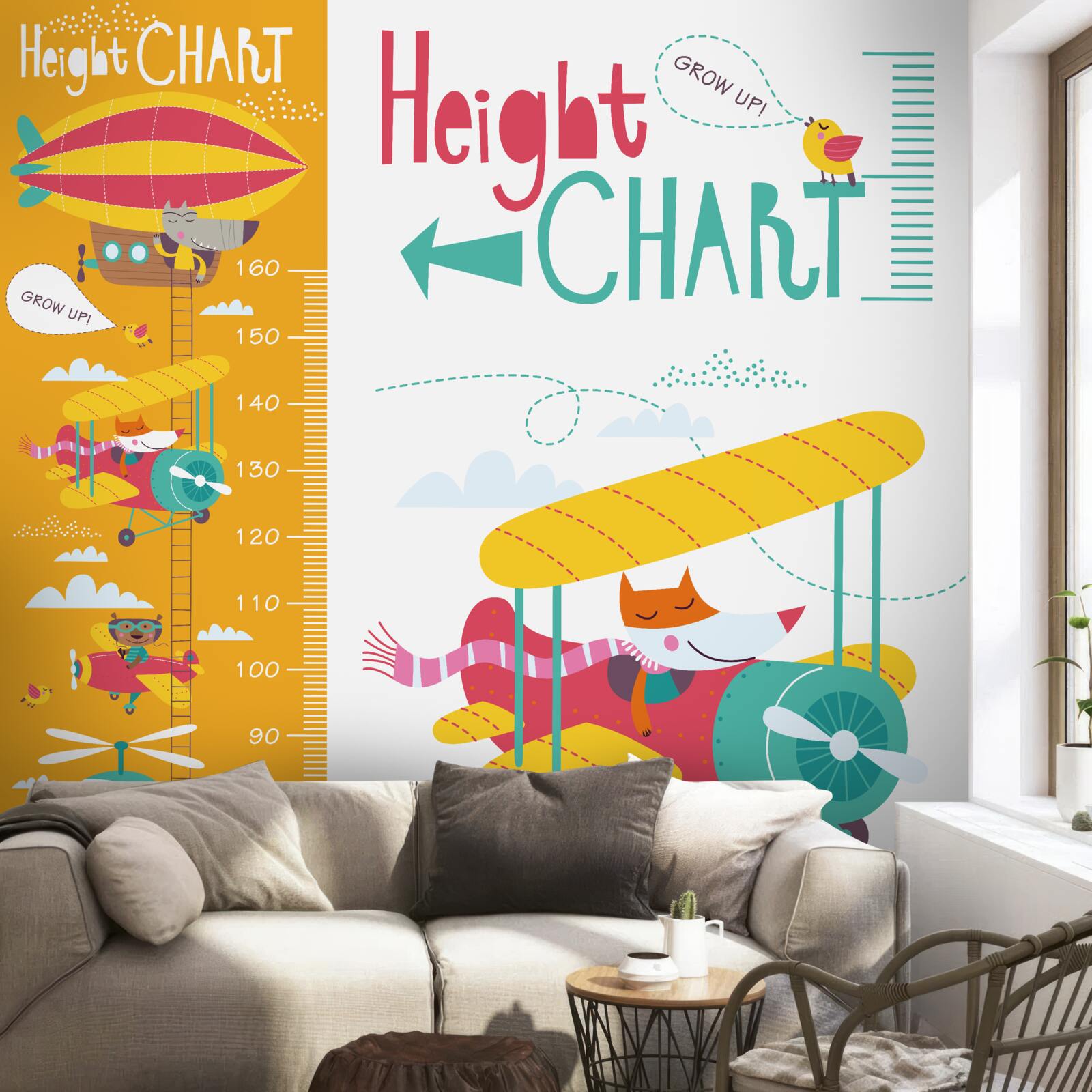 Fotobehang vervoer van dieren door de lucht