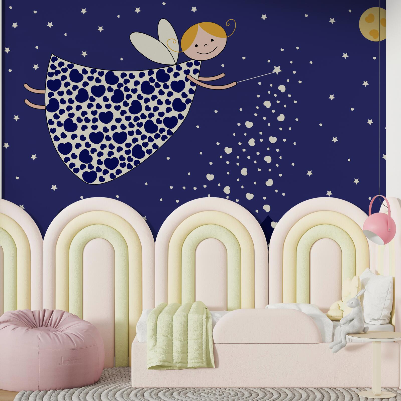 Fotobehang tovenares in de nachtruimte