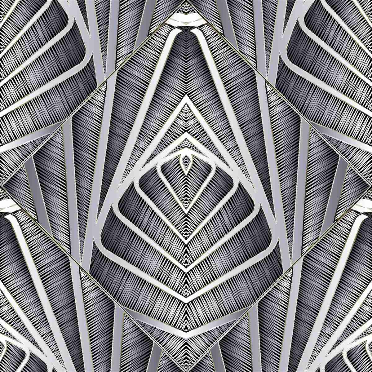 Fotobehang abstract bladpatroon