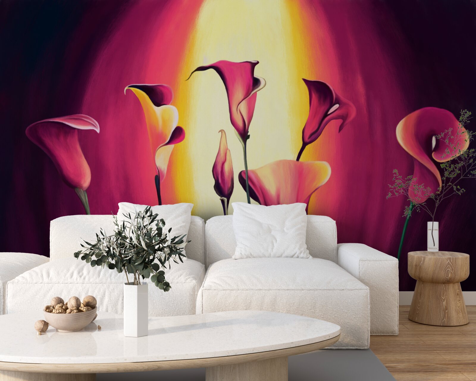 Fotobehang ongelofelijk mooie callia's