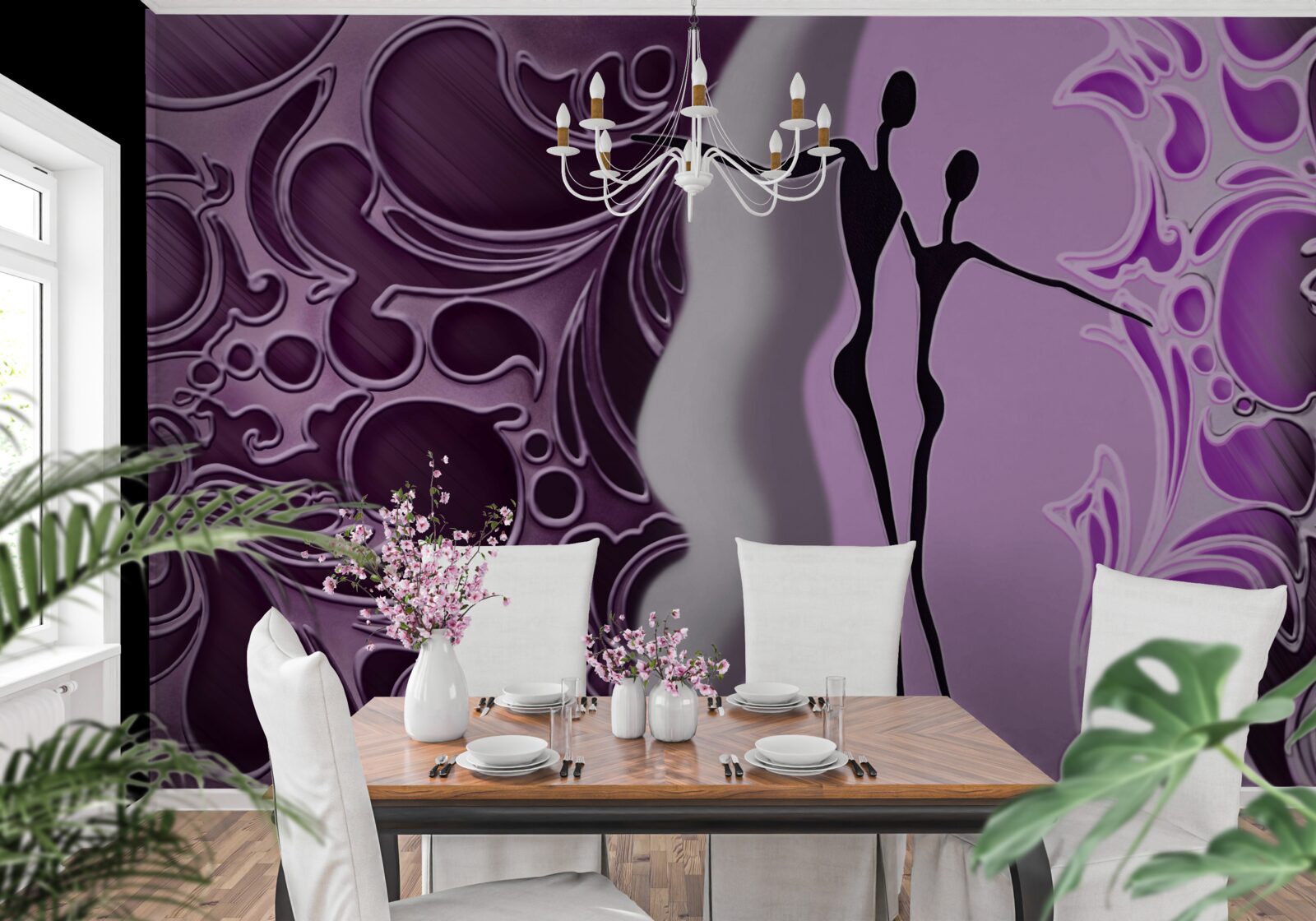 Fotobehang de opwinding van liefde in het water