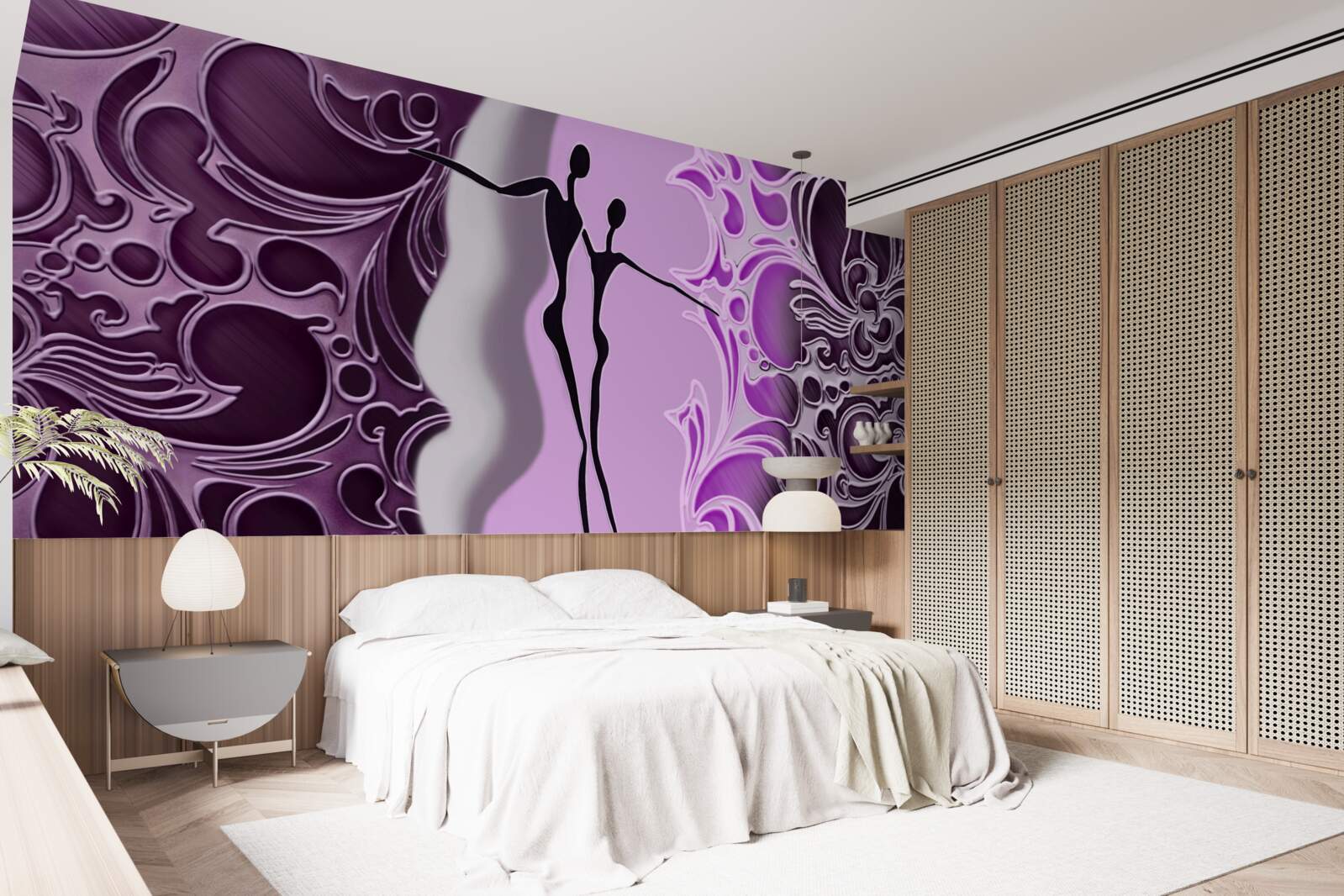 Fotobehang de opwinding van liefde in het water