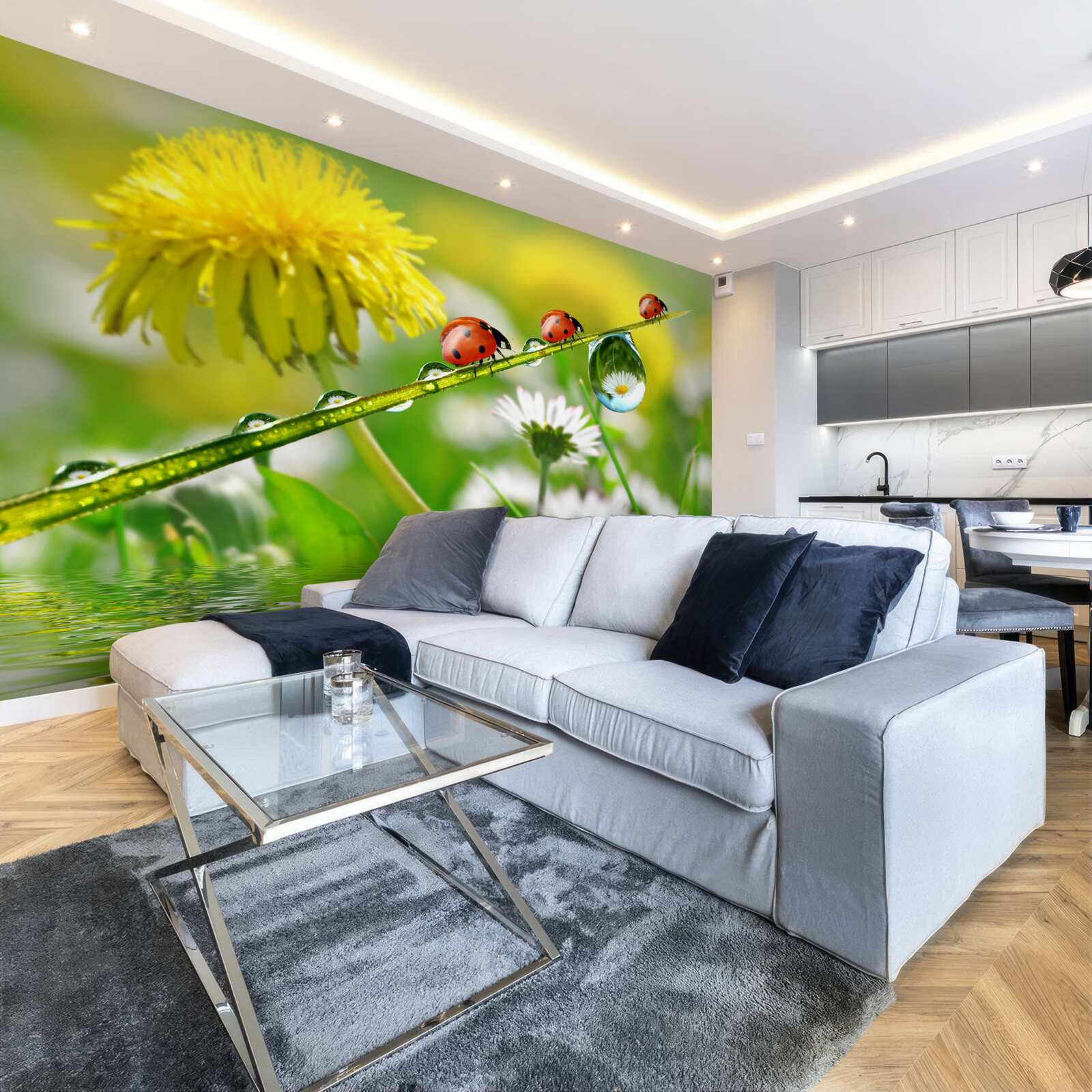 madeliefjes fotobehang