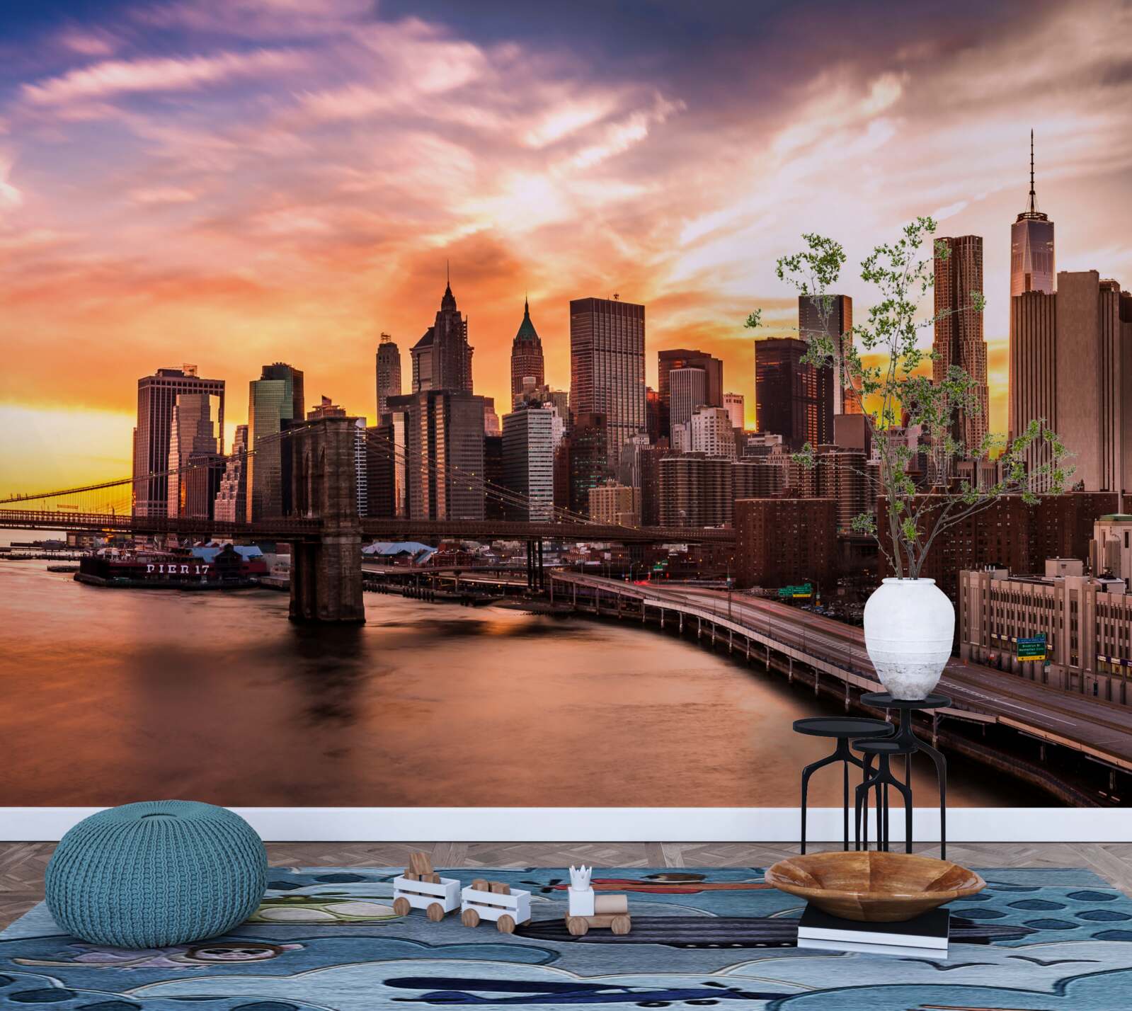 Fotobehang bestellen bij amber over brooklyn