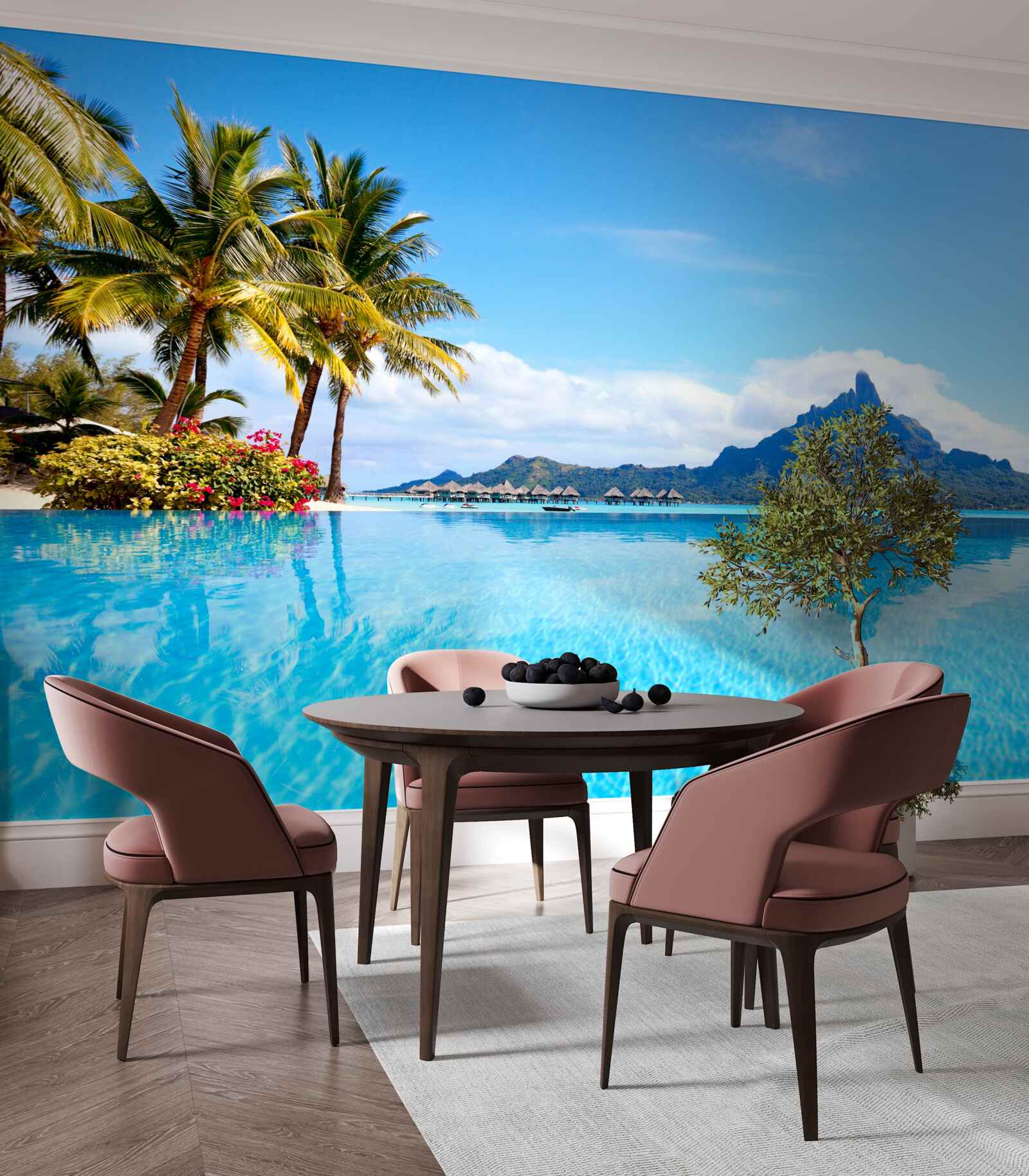 Fotobehang gemoedsrust in de verblijfplaats van hemelse gelukzaligheid