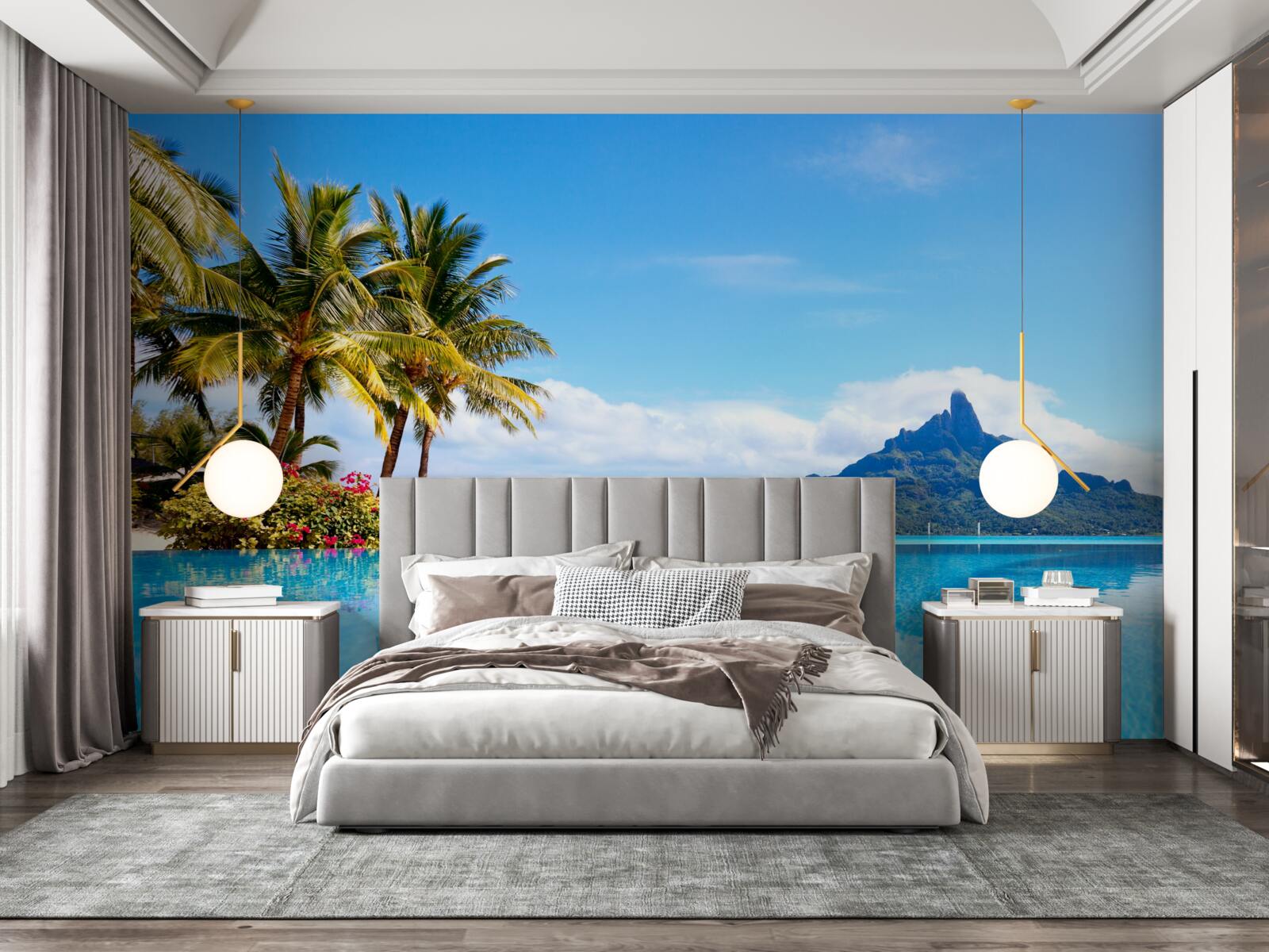 Fotobehang gemoedsrust in de verblijfplaats van hemelse gelukzaligheid