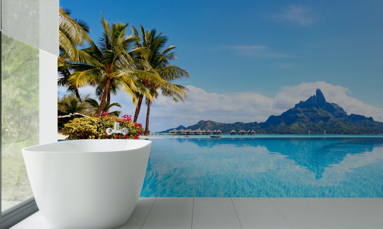 Fotobehang gemoedsrust in de verblijfplaats van hemelse gelukzaligheid