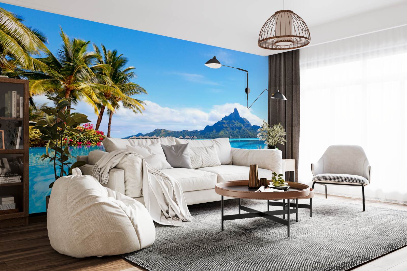 Fotobehang gemoedsrust in de verblijfplaats van hemelse gelukzaligheid