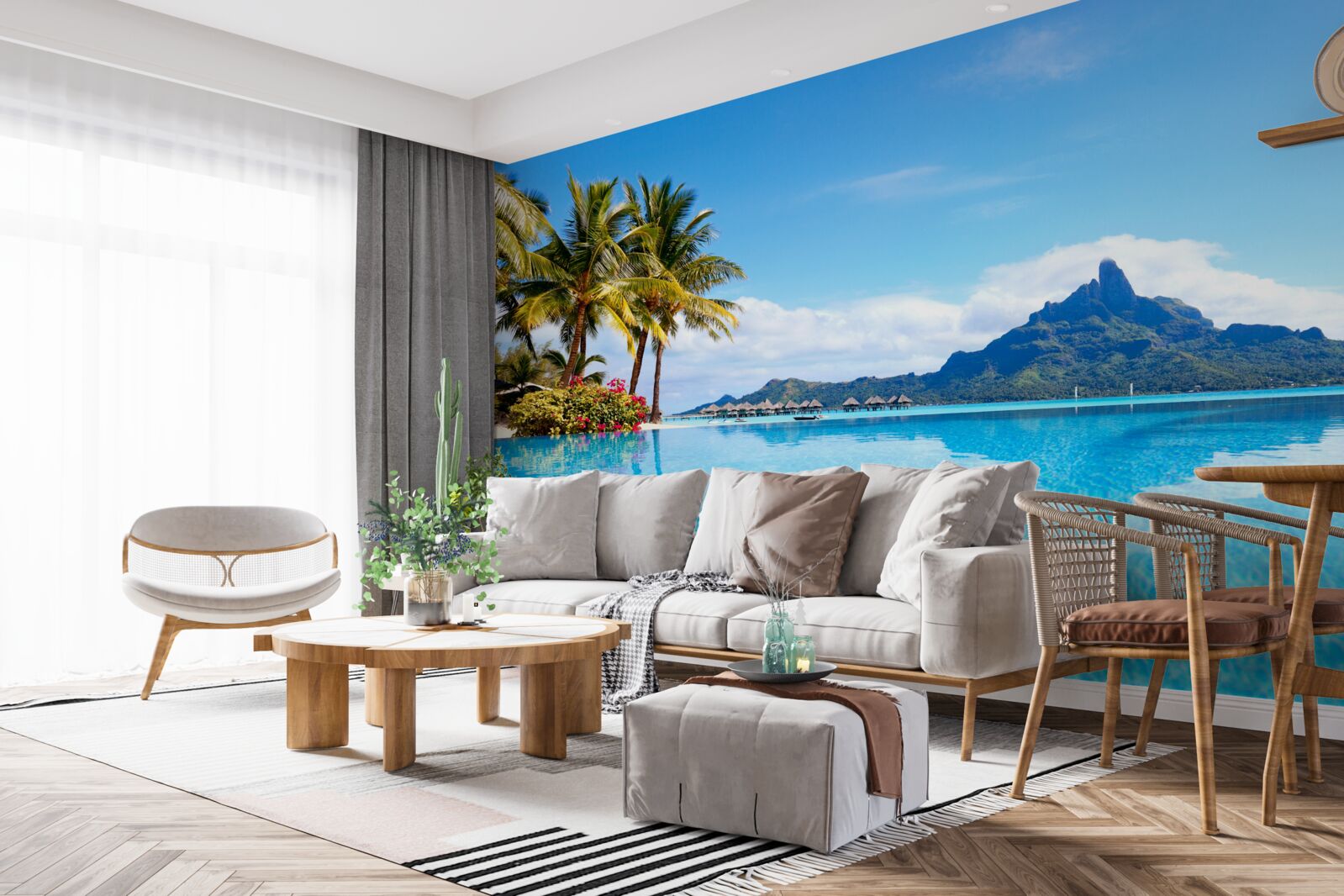 Fotobehang gemoedsrust in de verblijfplaats van hemelse gelukzaligheid