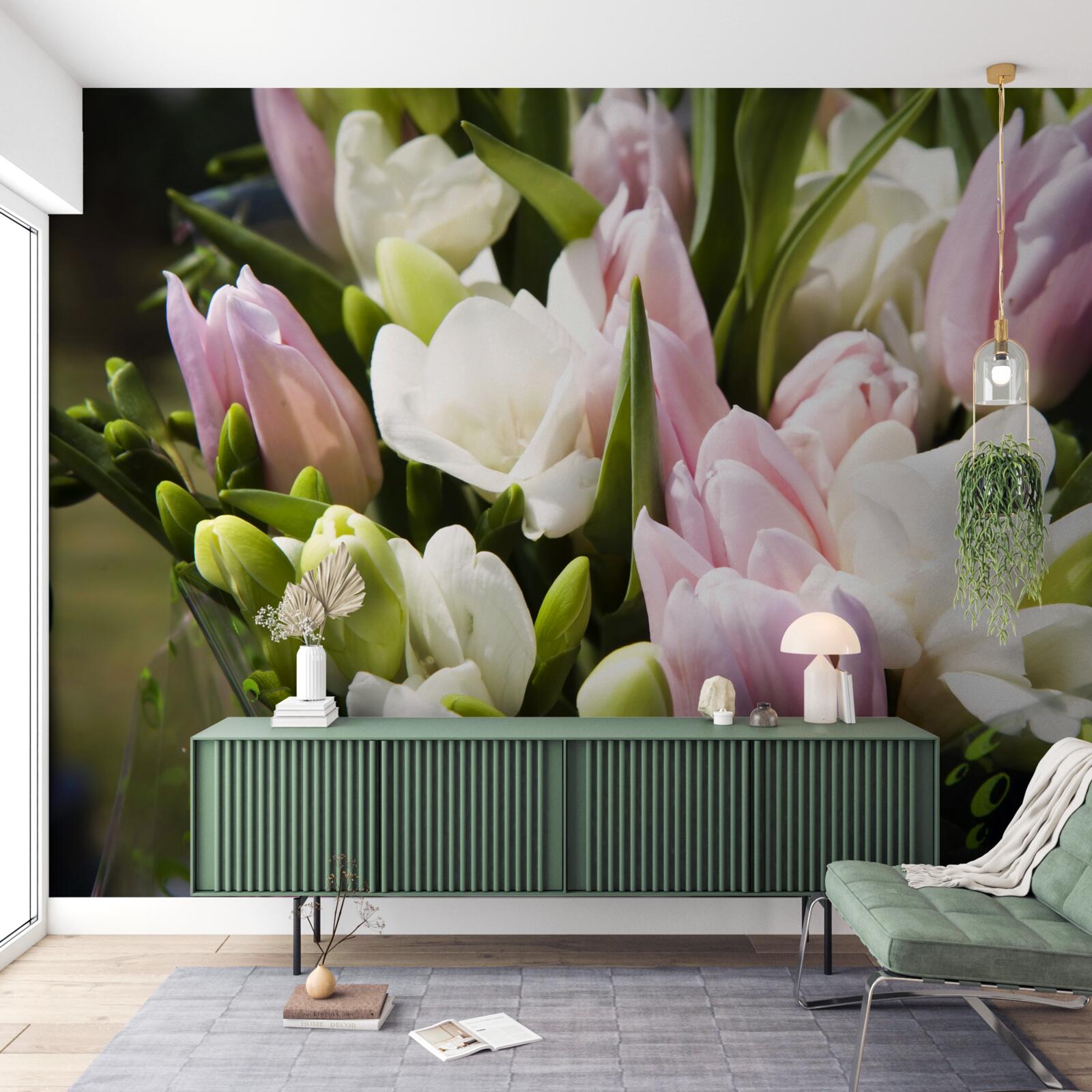 Fotobehang lenteflora kit