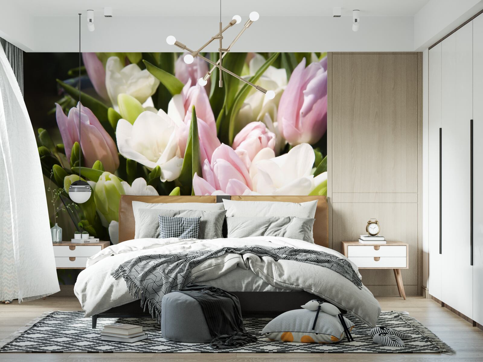 Fotobehang lenteflora kit